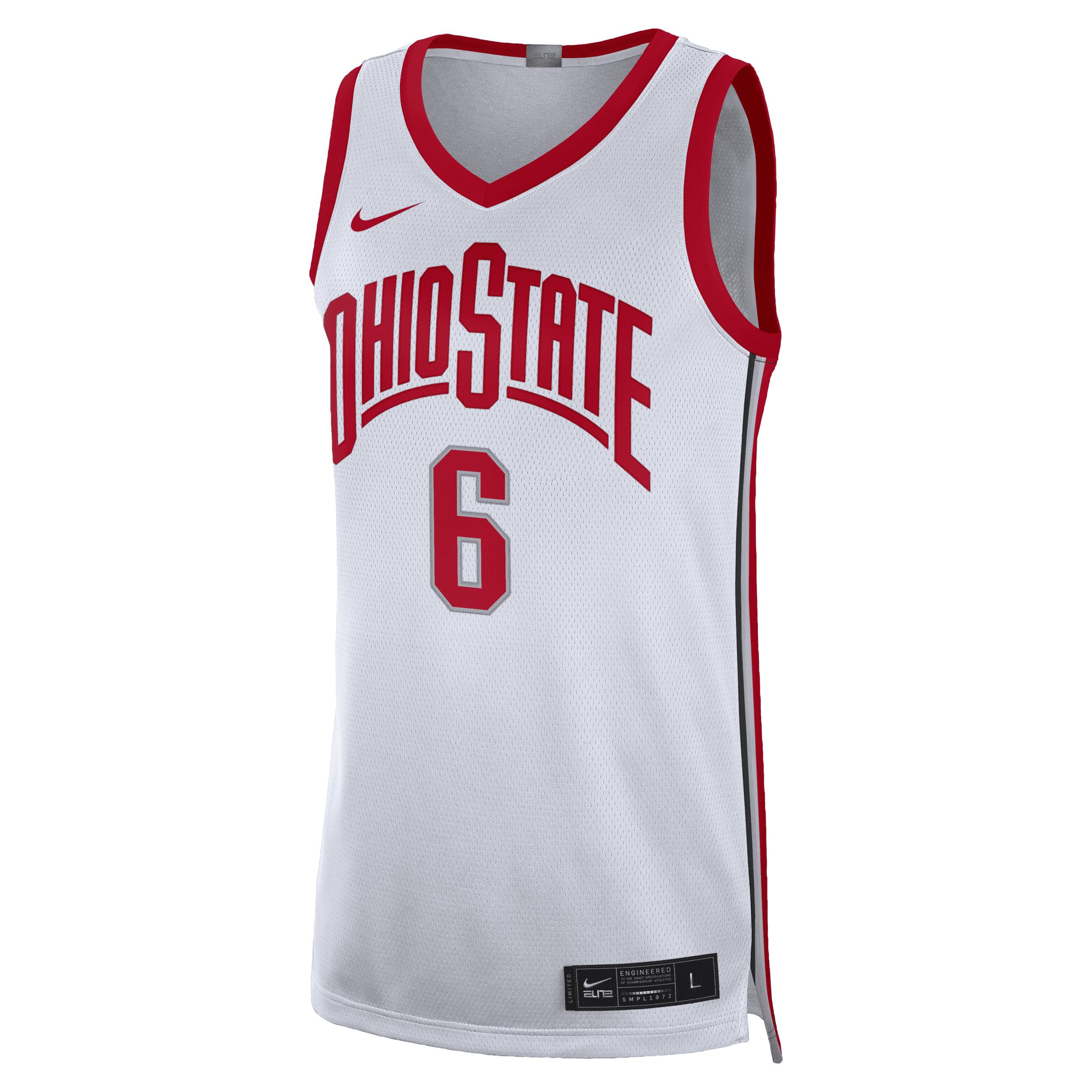 Nike Ohio State Limited College Drifit Basketball Jersey In White, for Men Lyst