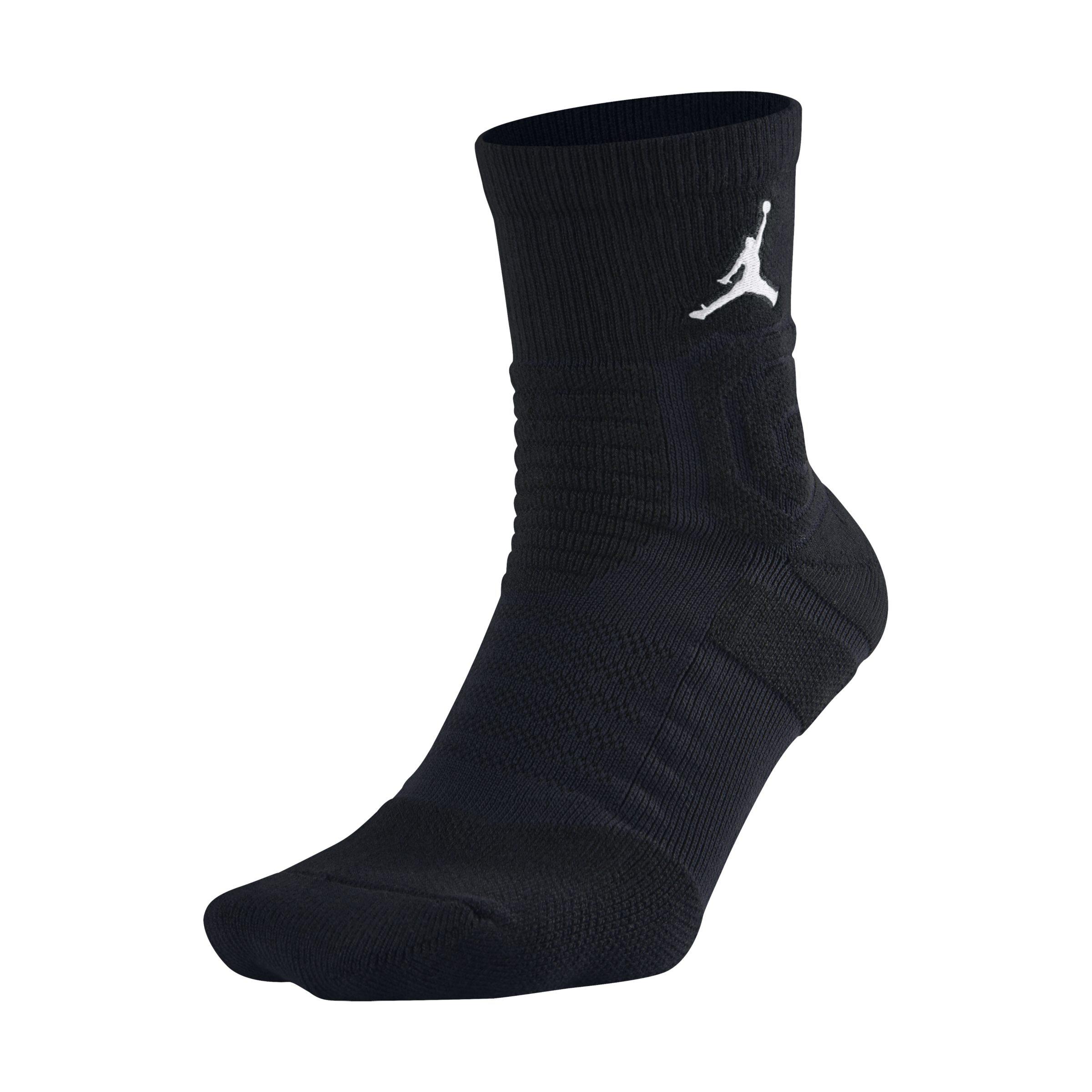 Nike Jordan Ultimate Flight 2.0 Quarter Basketball Socks in Black for ...
