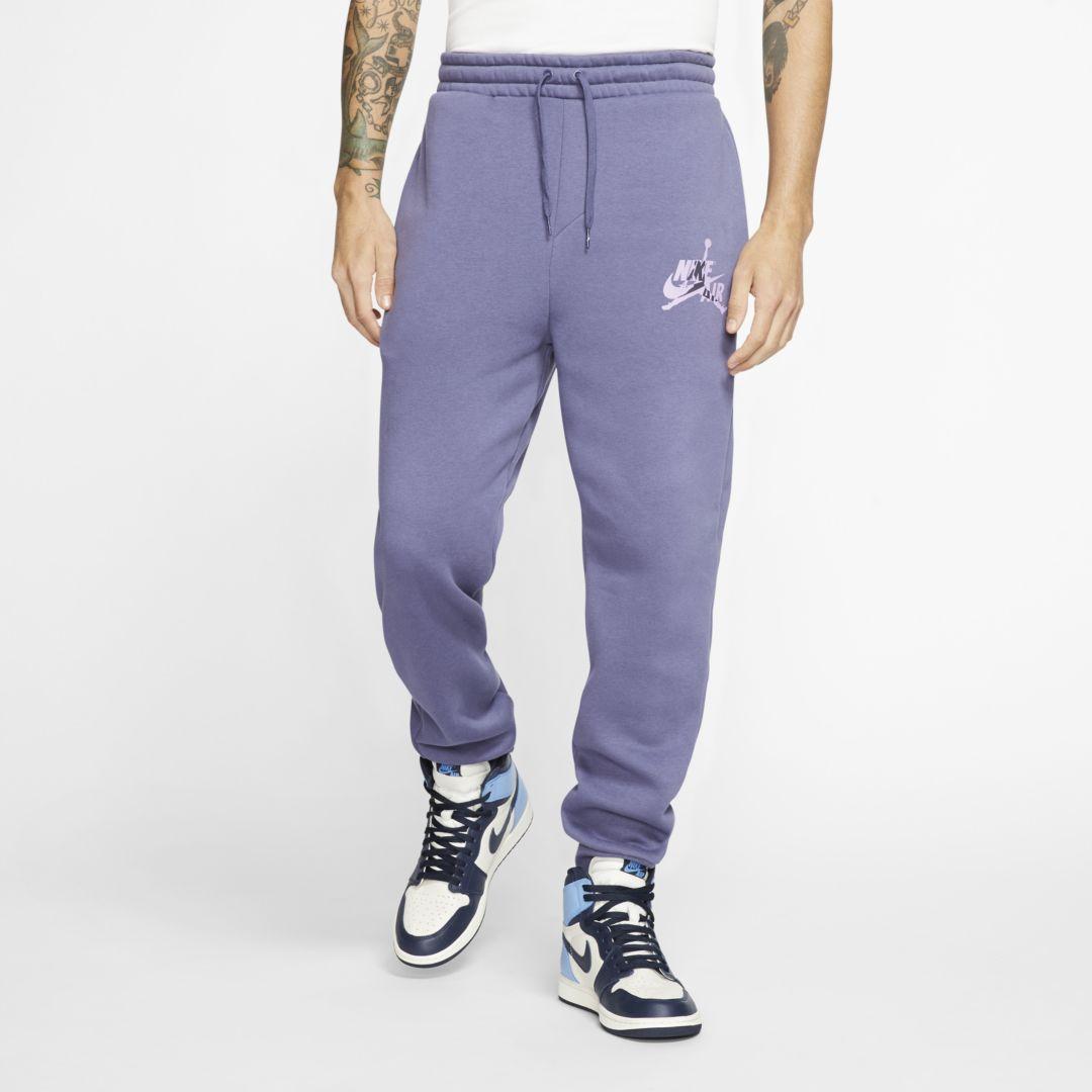 purple jordan pants