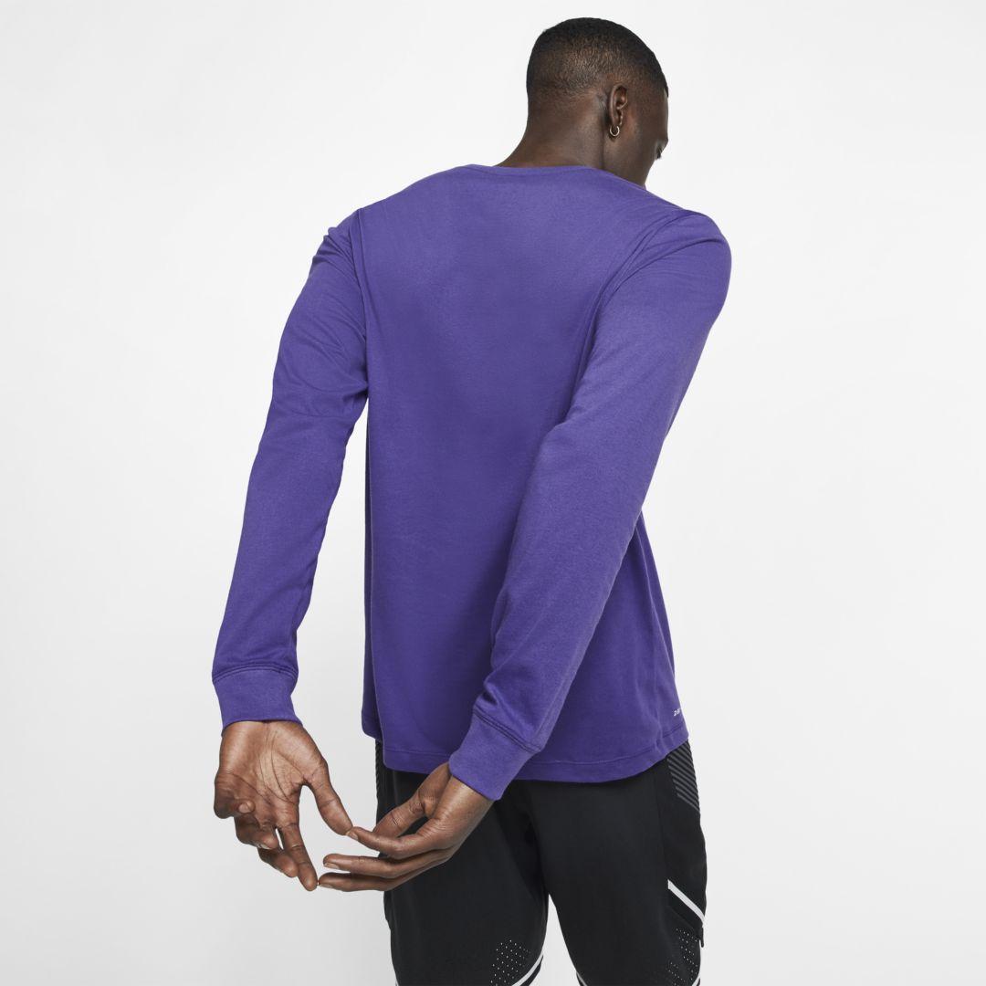 purple long sleeve dri fit