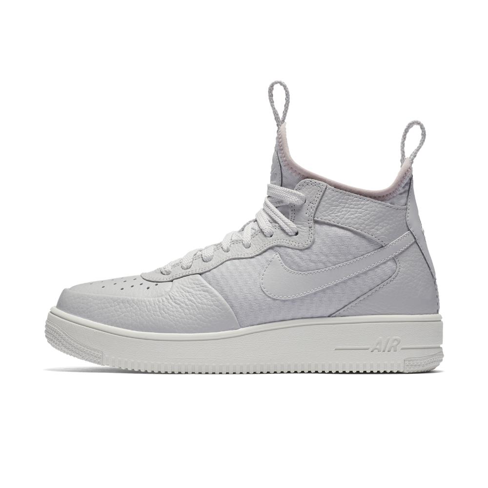 Nike Leather Air Force 1 Ultraforce Mid Women's Shoe in Gray | Lyst