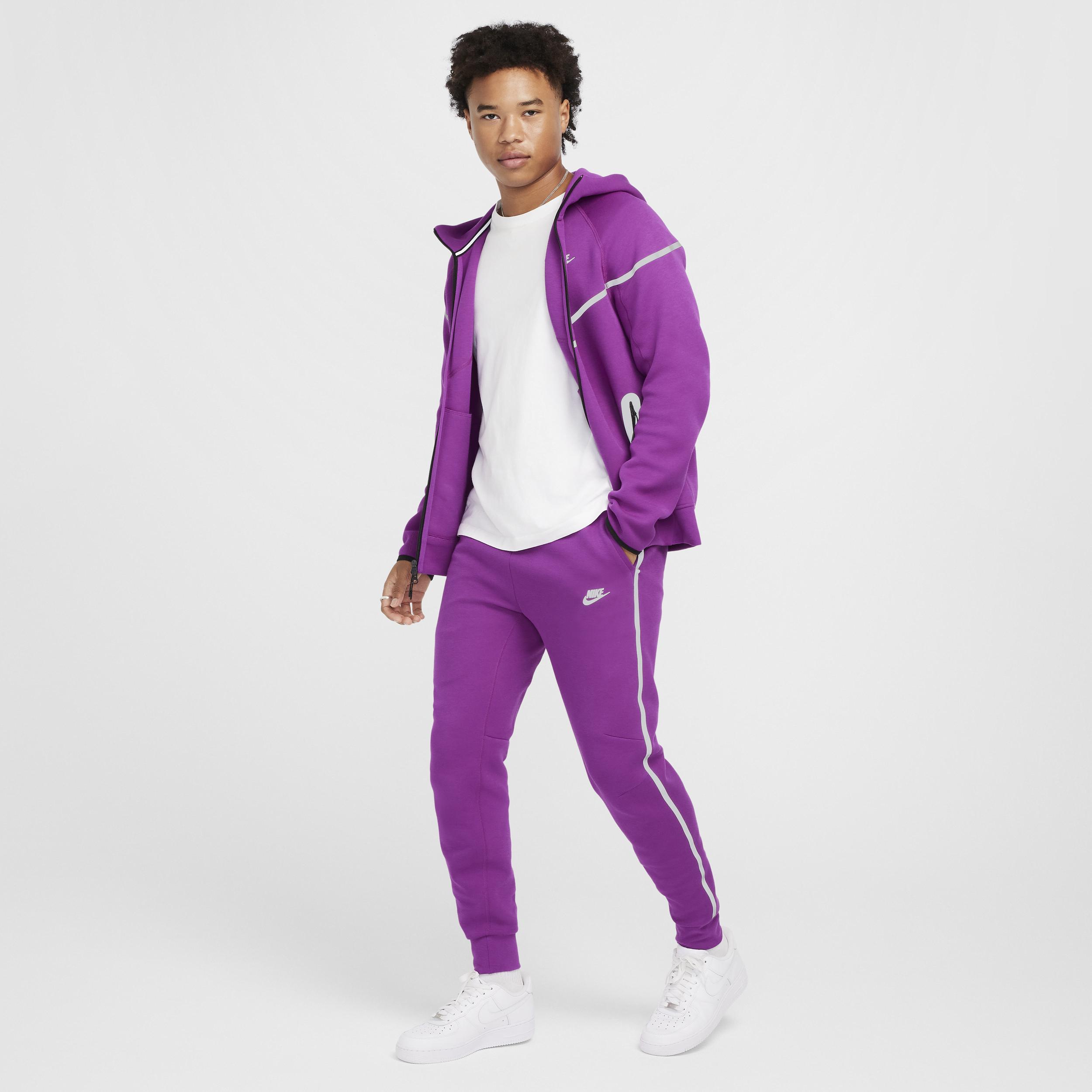 nike tech fleece purple joggers