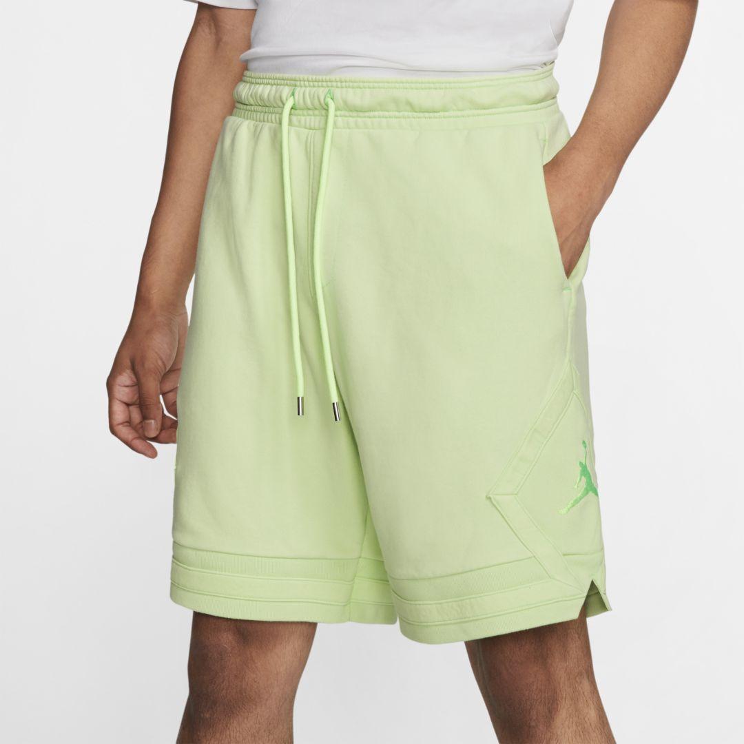 jordan washed diamond fleece shorts