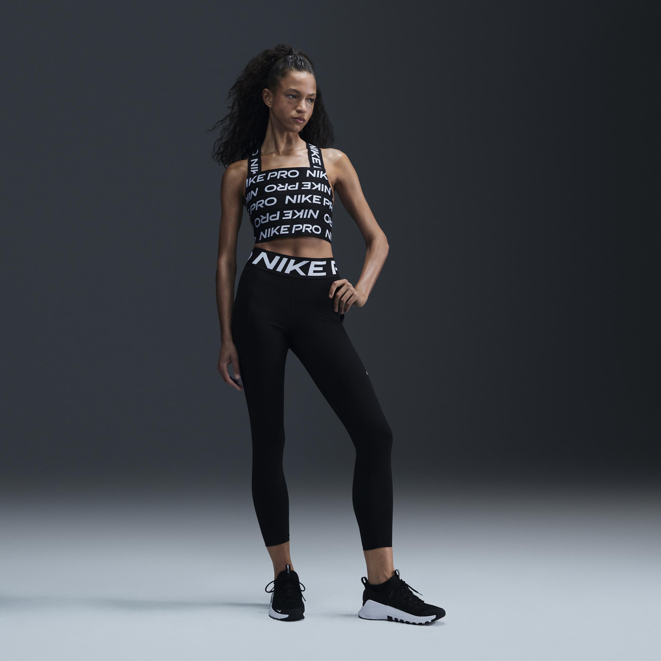 Nike Pro Bandage Tank Top in Black | Lyst