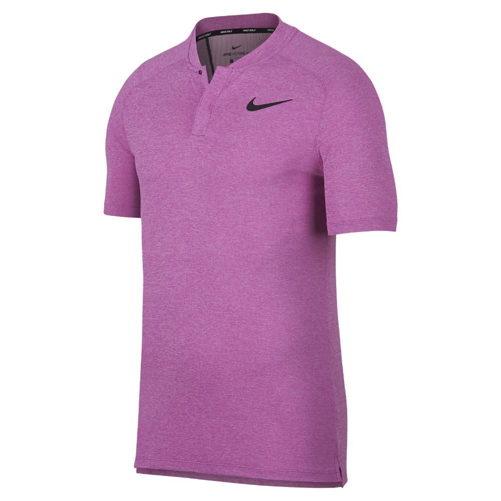 purple nike golf shirt