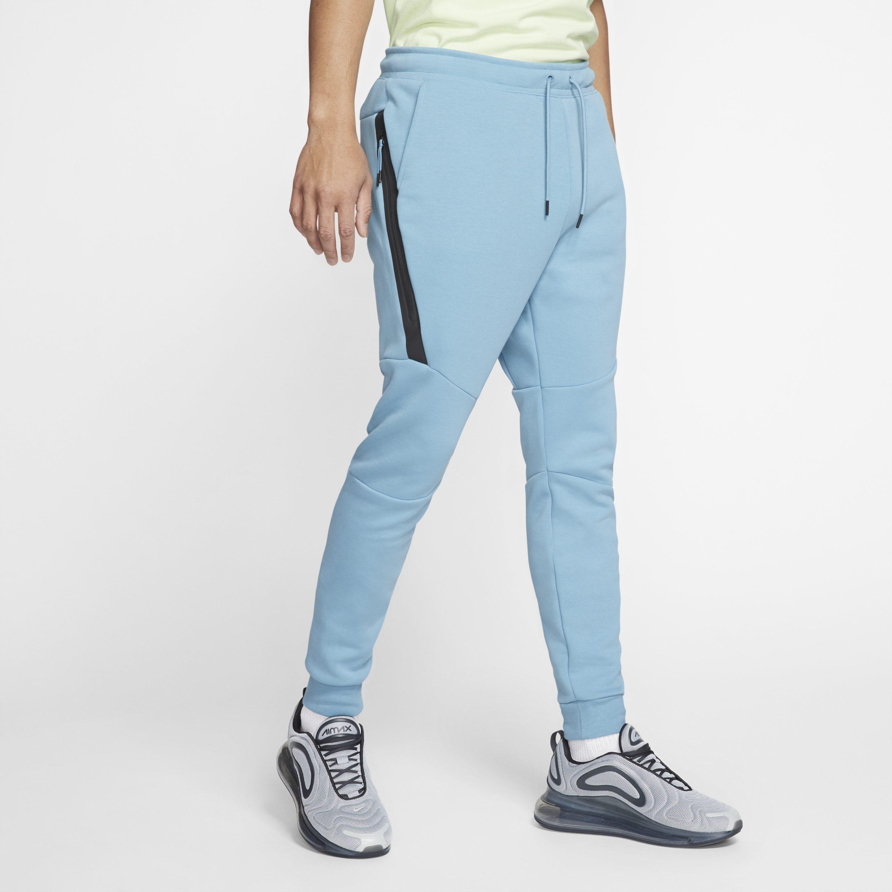 tech fleece blue joggers