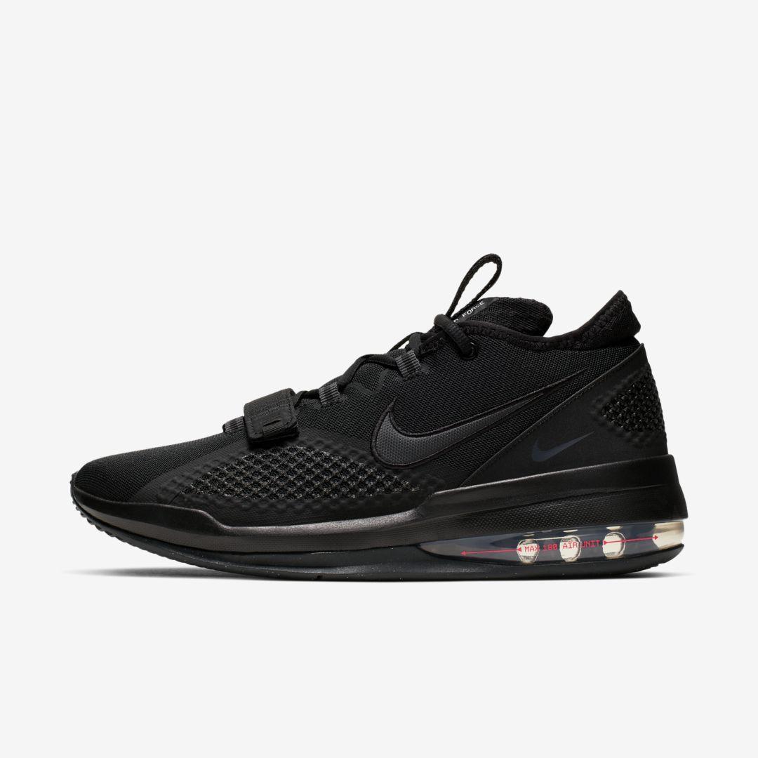 Nike Synthetic Air Force Max Low Basketball Shoe in Black - Lyst