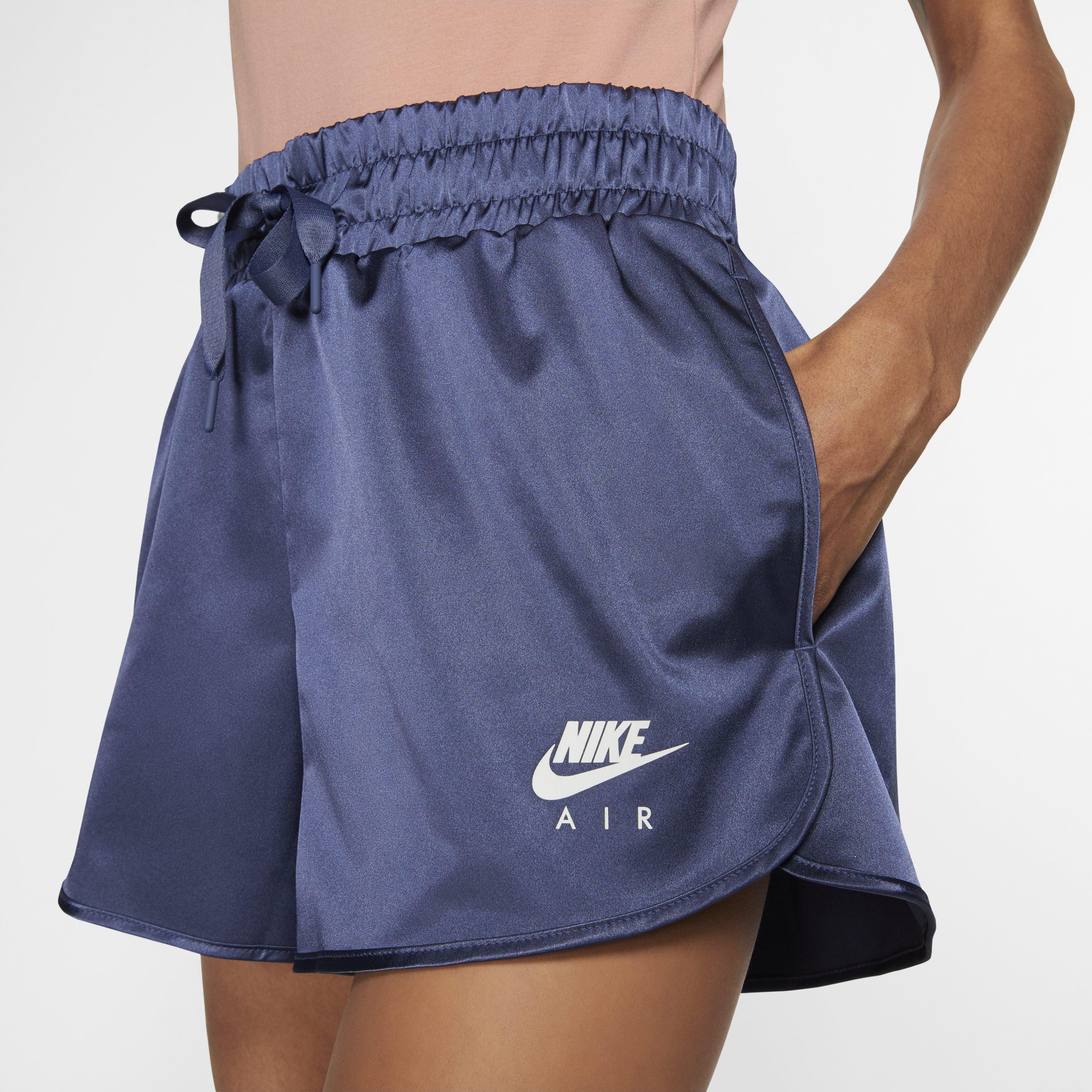 nike sportswear air satin shorts