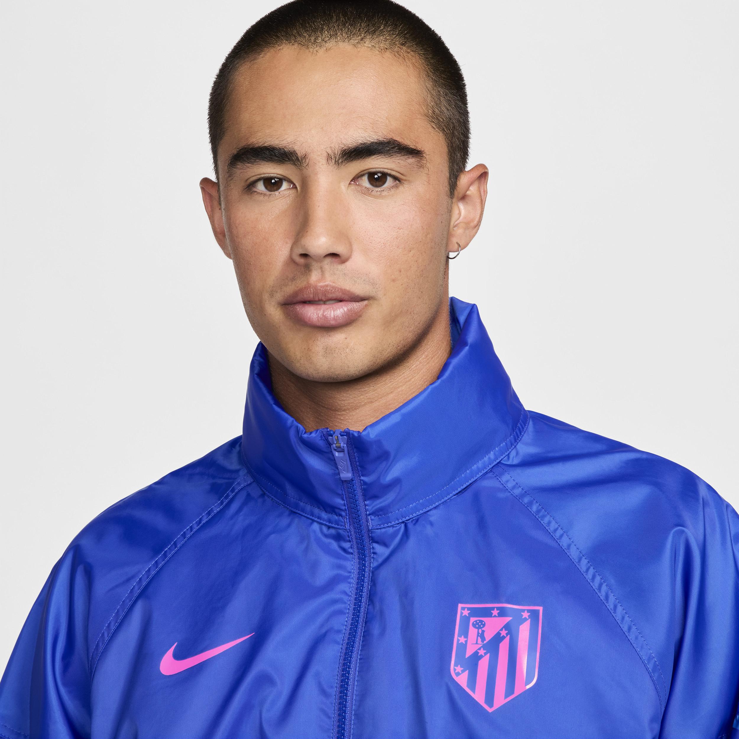 Nike Atletico Madrid Windrunner Third Football Anorak Jacket in Blue for Men Lyst UK