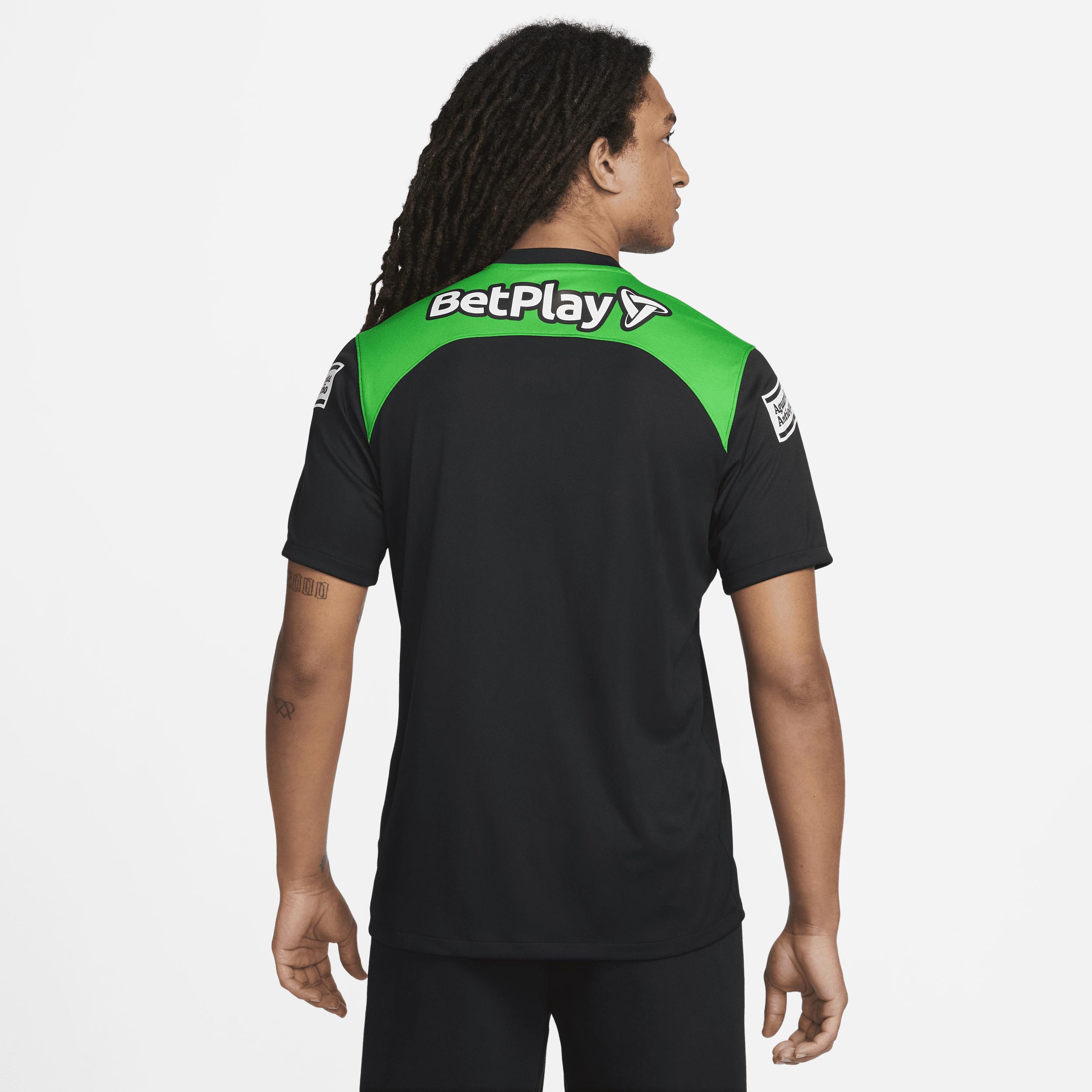 Nike Atlético Nacional 2022/23 Stadium Away Dri-fit Soccer Jersey In Black,  in Green for Men | Lyst