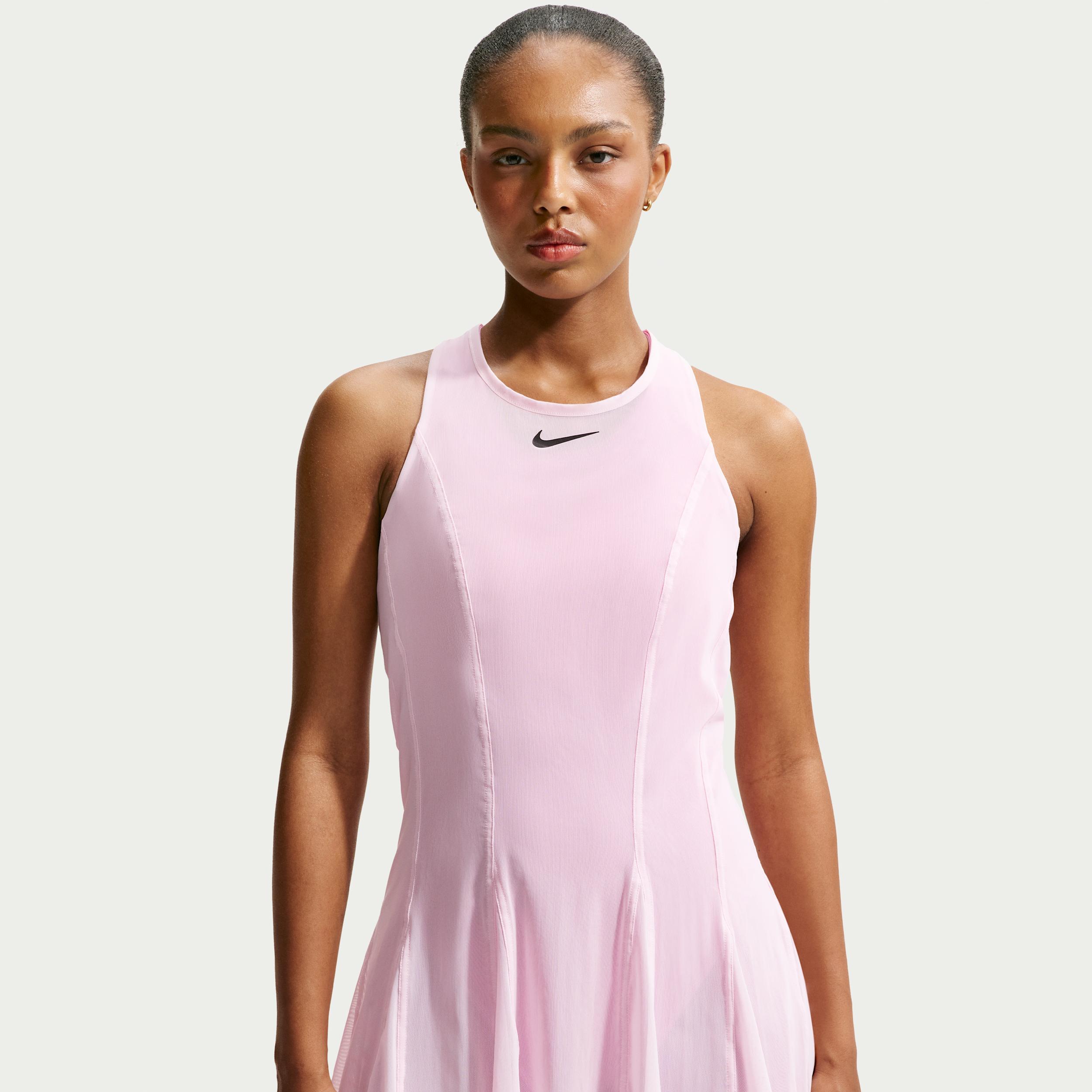 nike dresses tennis Pink Tropical Toile Print Cotton Dress - Maxi Dresses main image 0