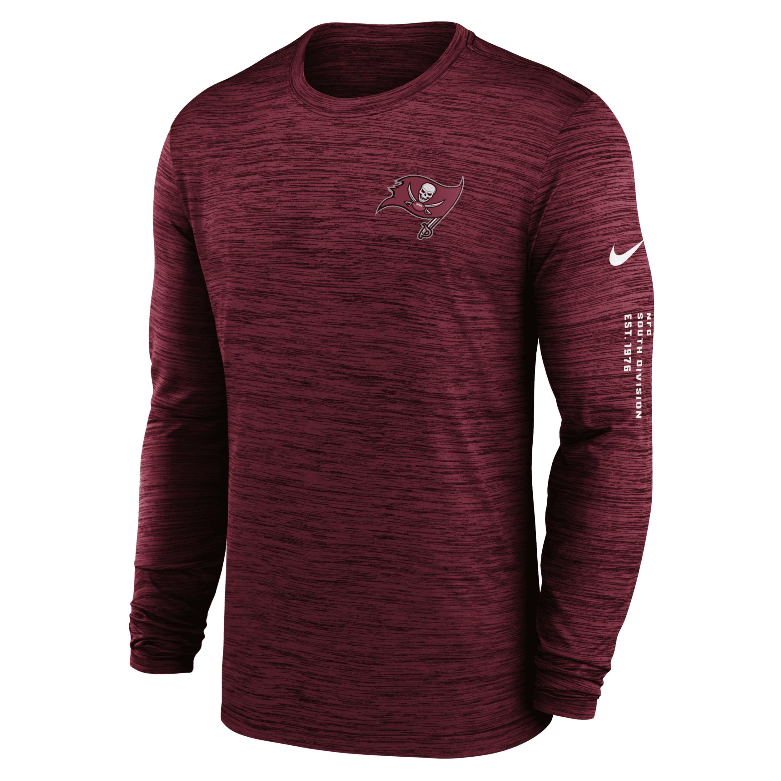 Nike Tampa Bay Buccaneers Velocity Dri-fit Nfl Long-sleeve T-shirt in ...