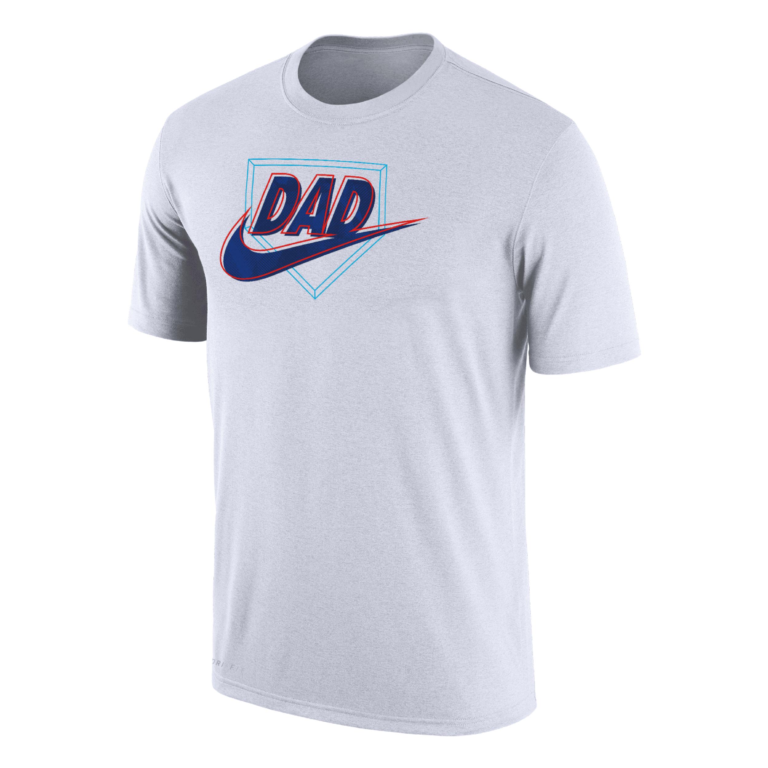 Nike "father's Day" Baseball T-shirt in Blue for Men | Lyst