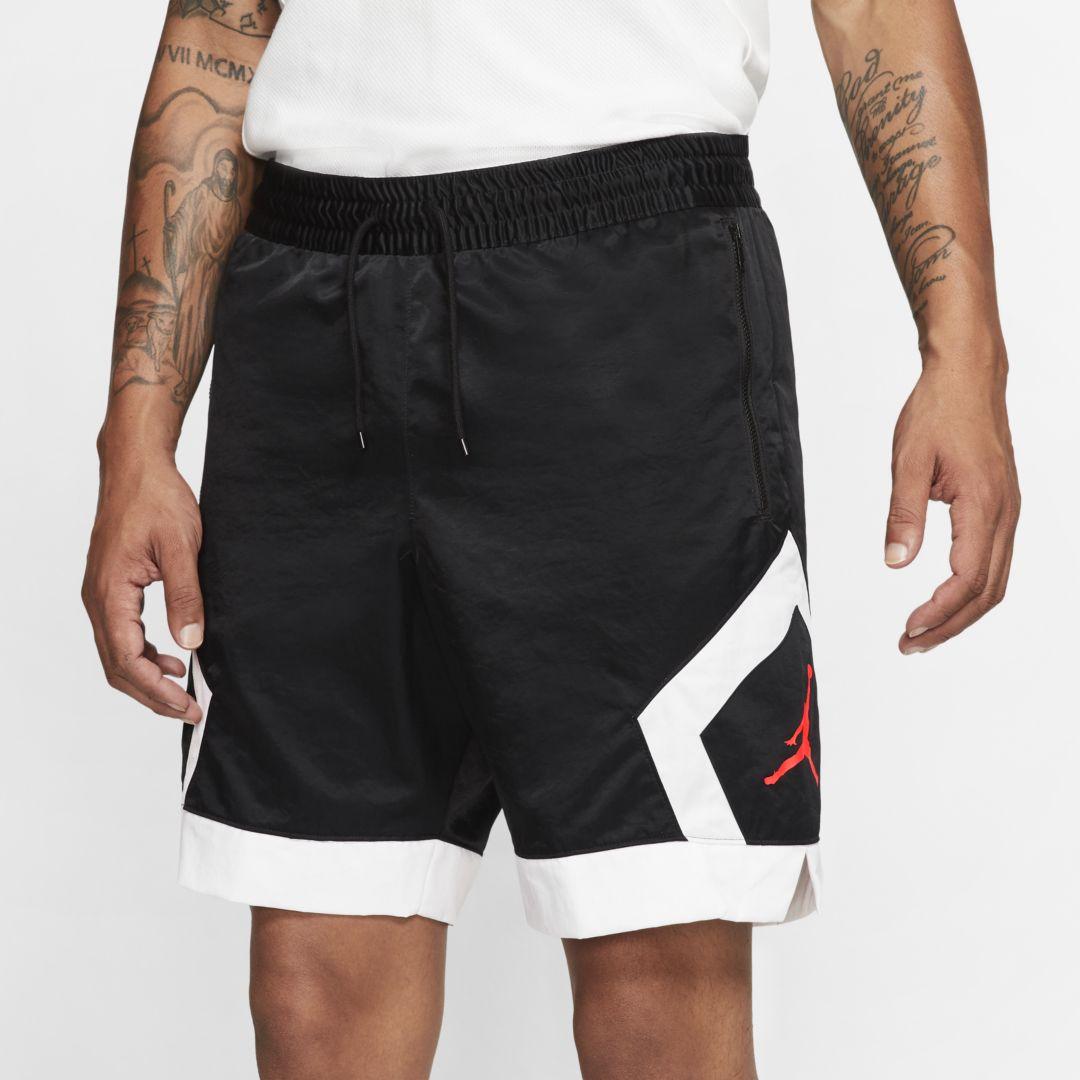 Nike Synthetic Jordan Jumpman Mixed Diamond Shorts in Black for 