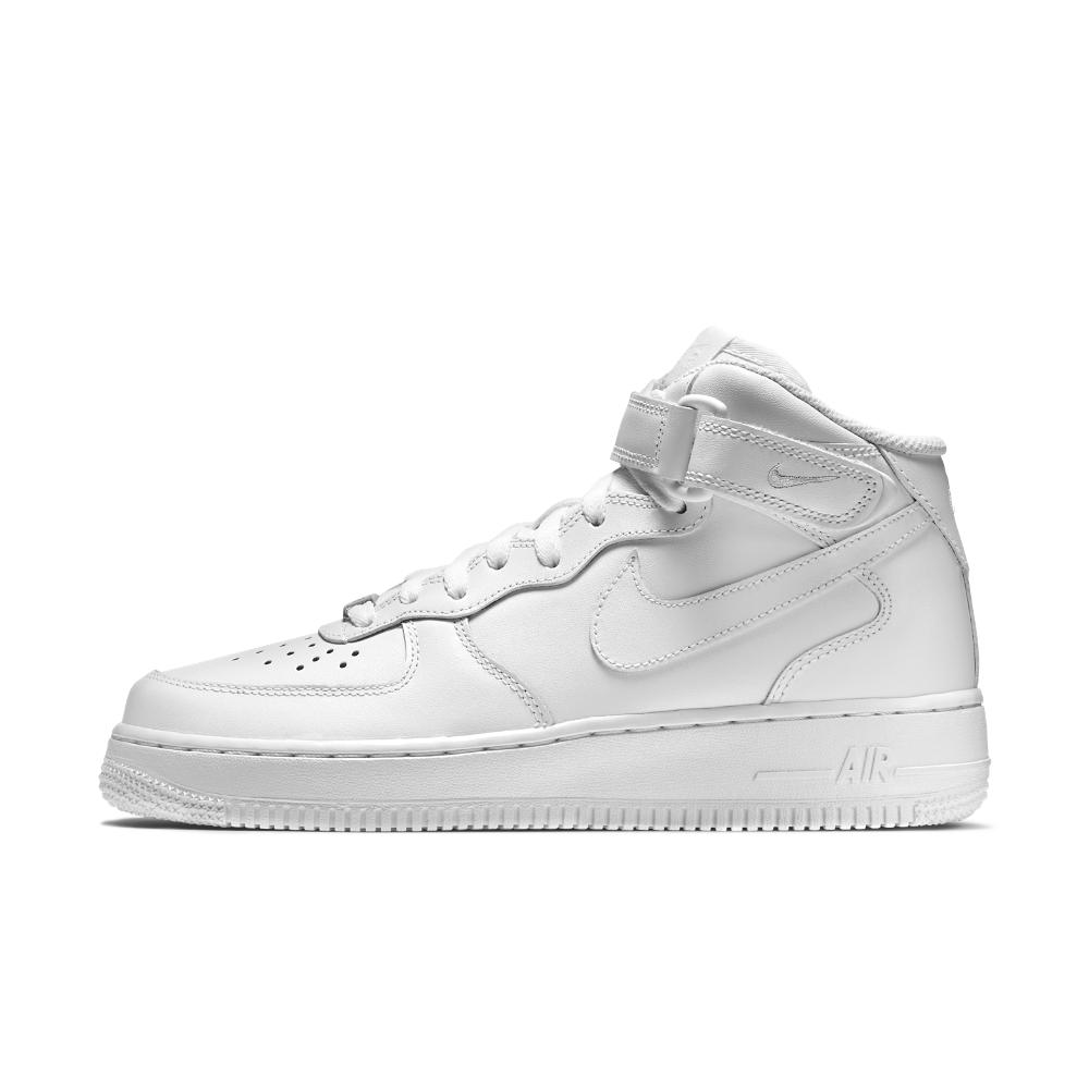 Nike Air Force 1 Mid 07 Leather Women's Shoe in White | Lyst