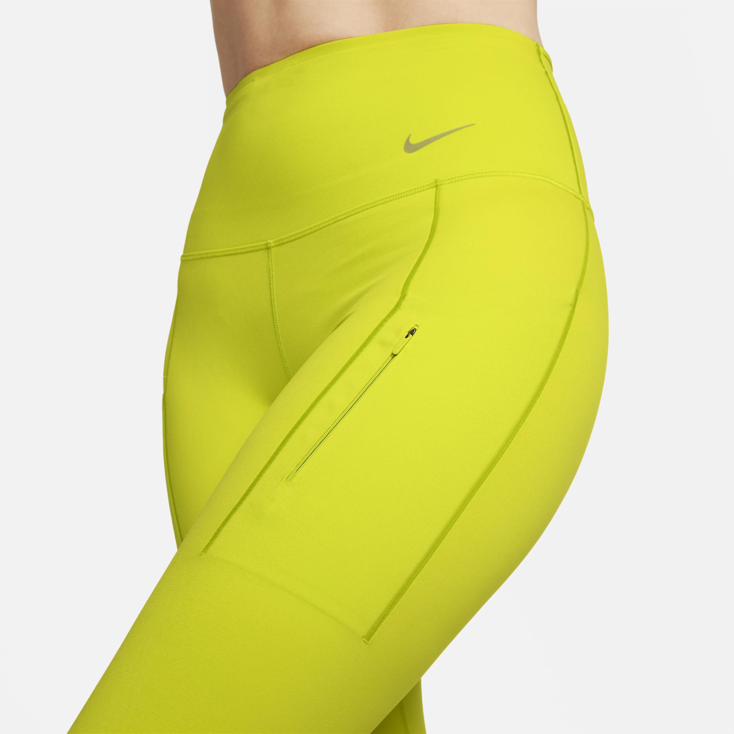 Nike Women's Go Firm-Support High-Waisted 7/8 Leggings with Pockets in  Green - ShopStyle Activewear Pants