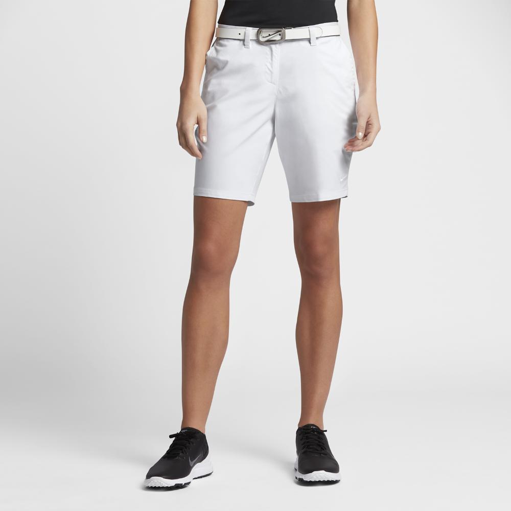 Nike Cotton Flex Women's 9" Golf Shorts in White/White (White) Lyst