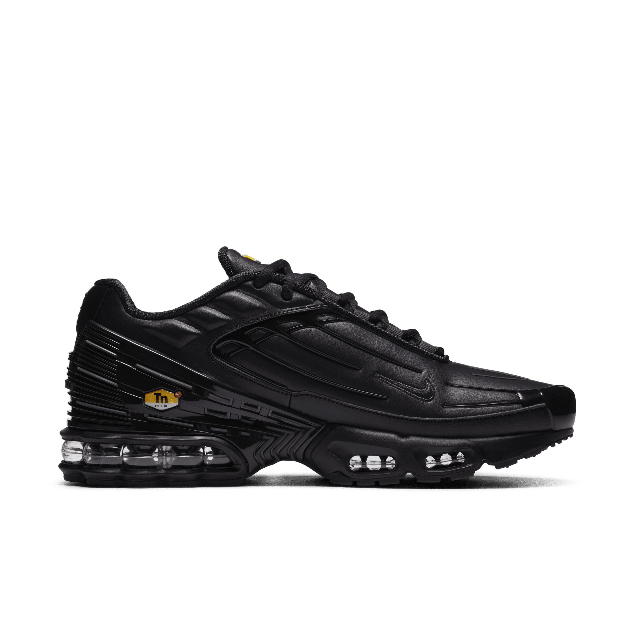 nike tn3 black leather
