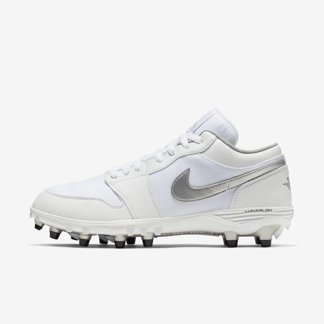 Nike Jordan 1 Td Low Football Cleat in White for Men | Lyst