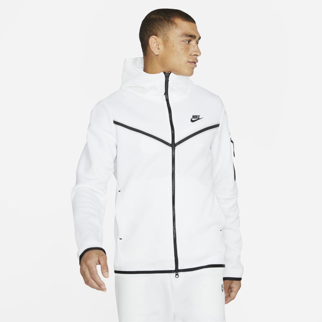 Nike Sportswear Tech Fleece Full-zip Hoodie (white) for Men - Lyst