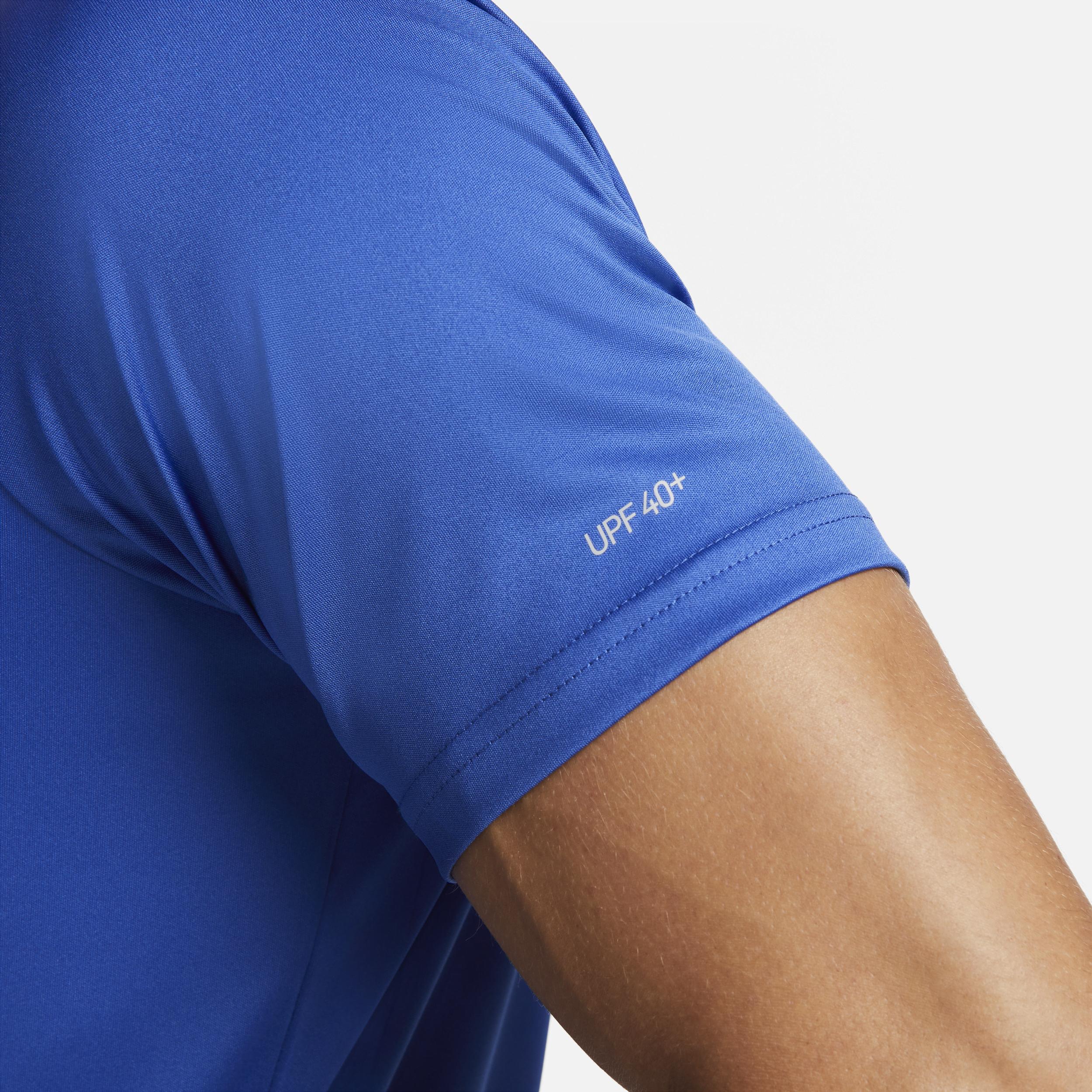 Nike Essential Short-sleeve Hydroguard Swim Shirt In Blue, for Men | Lyst