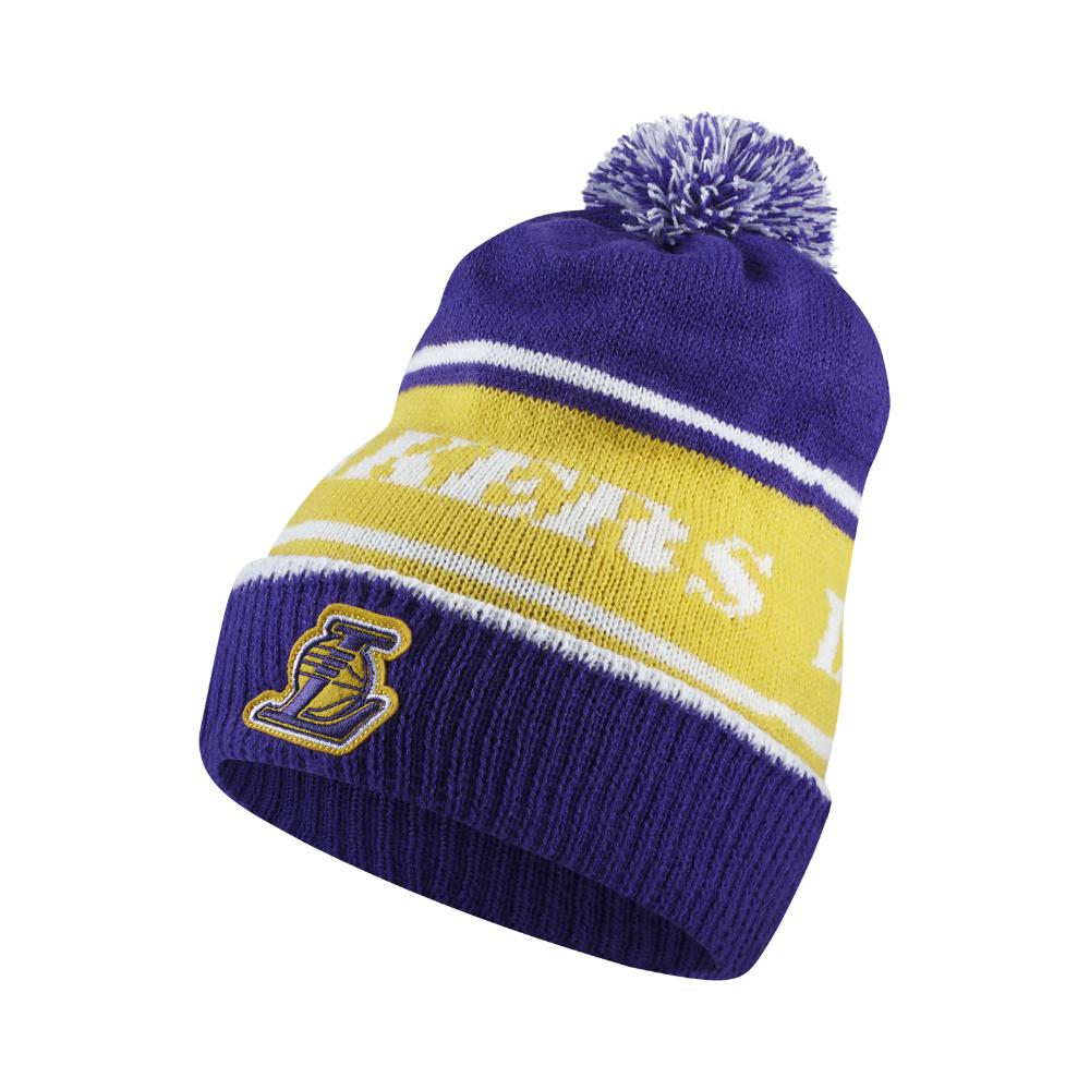 nike lakers beanie