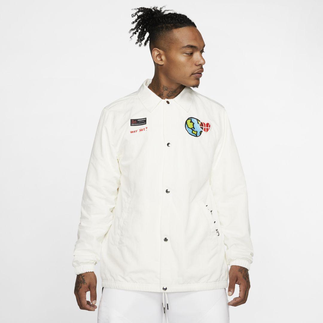 Nike Jordan Why Not? Jacket in White for Men | Lyst
