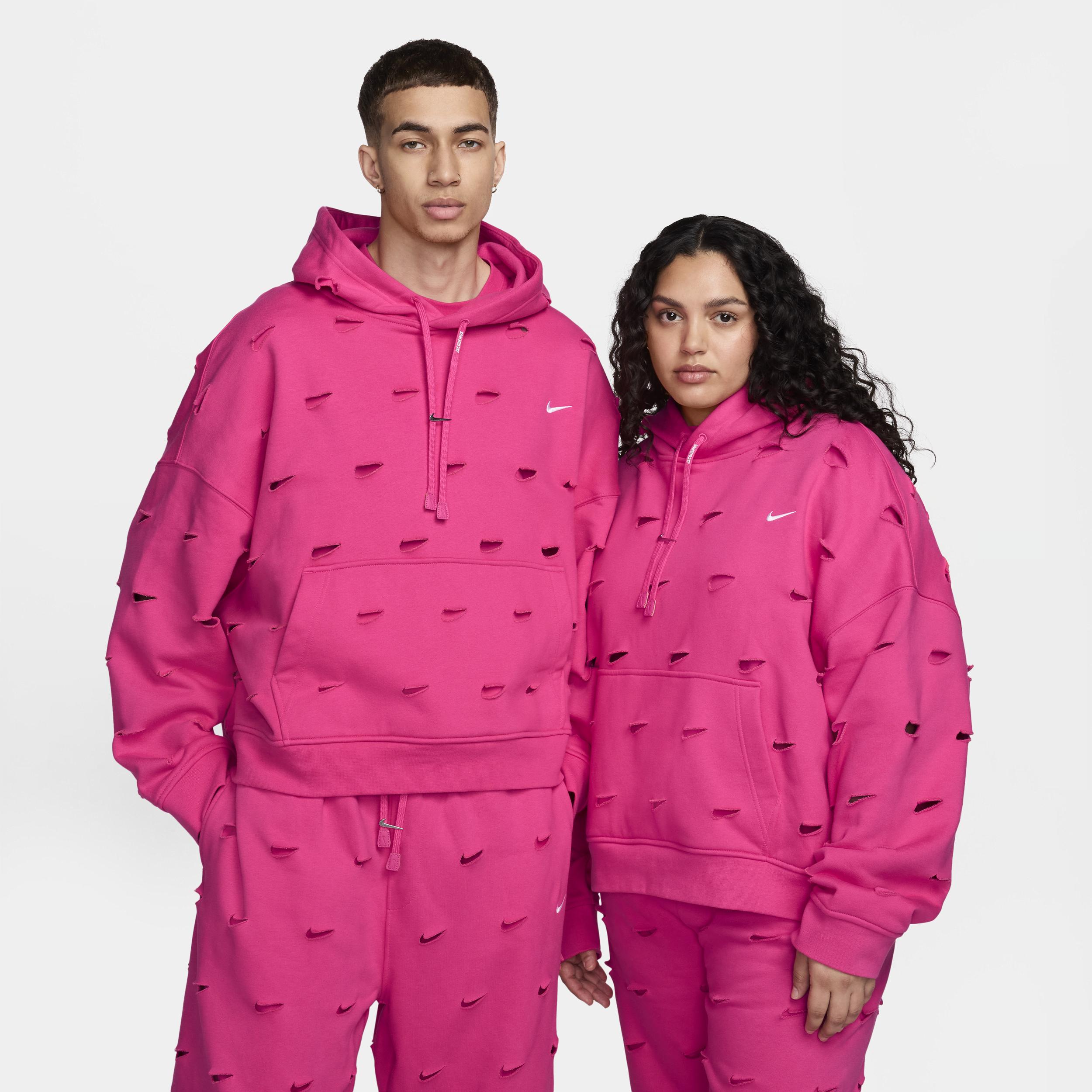 Hot pink nike hoodie hotsell