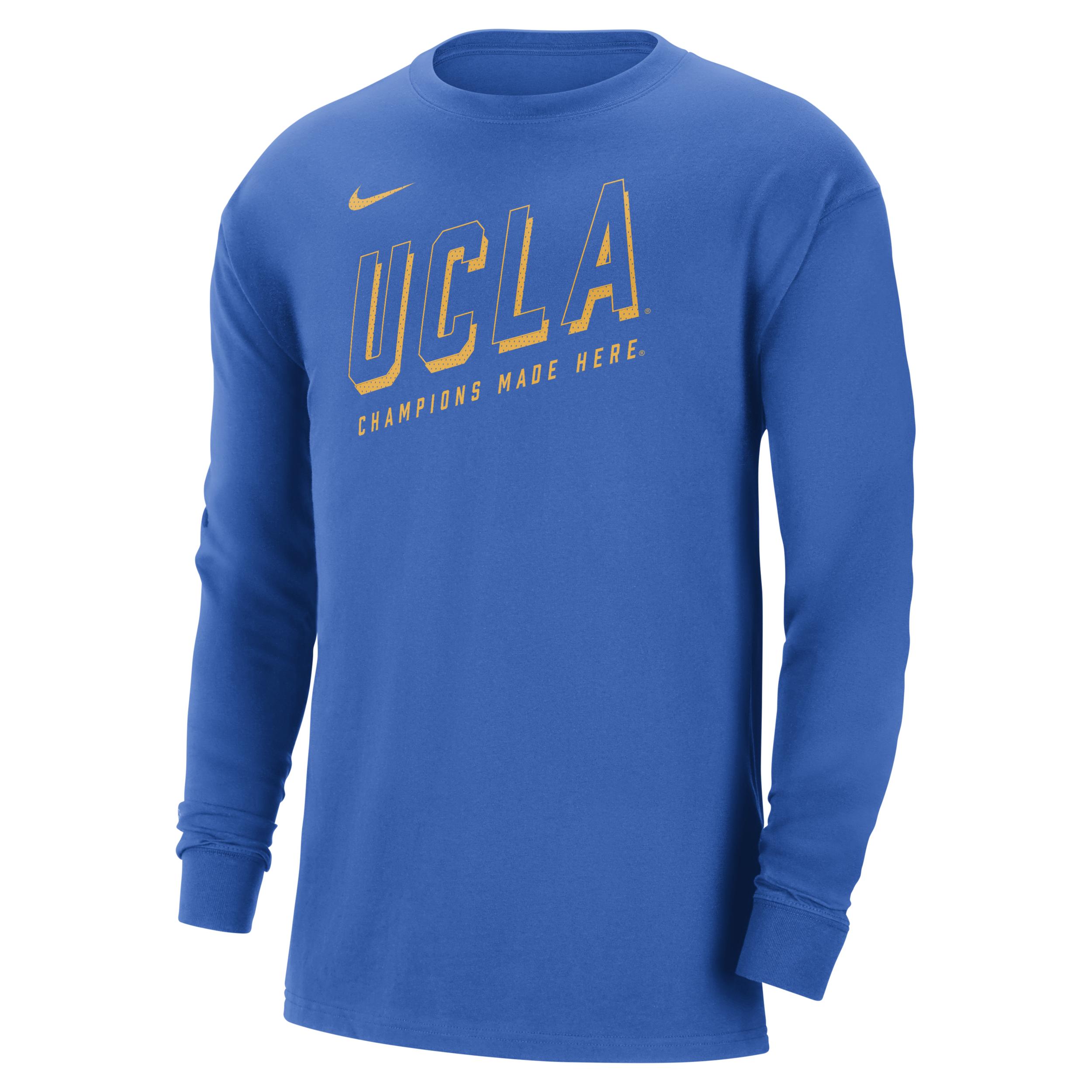 Nike Ucla College Long-sleeve Max90 T-shirt In Blue, for Men | Lyst