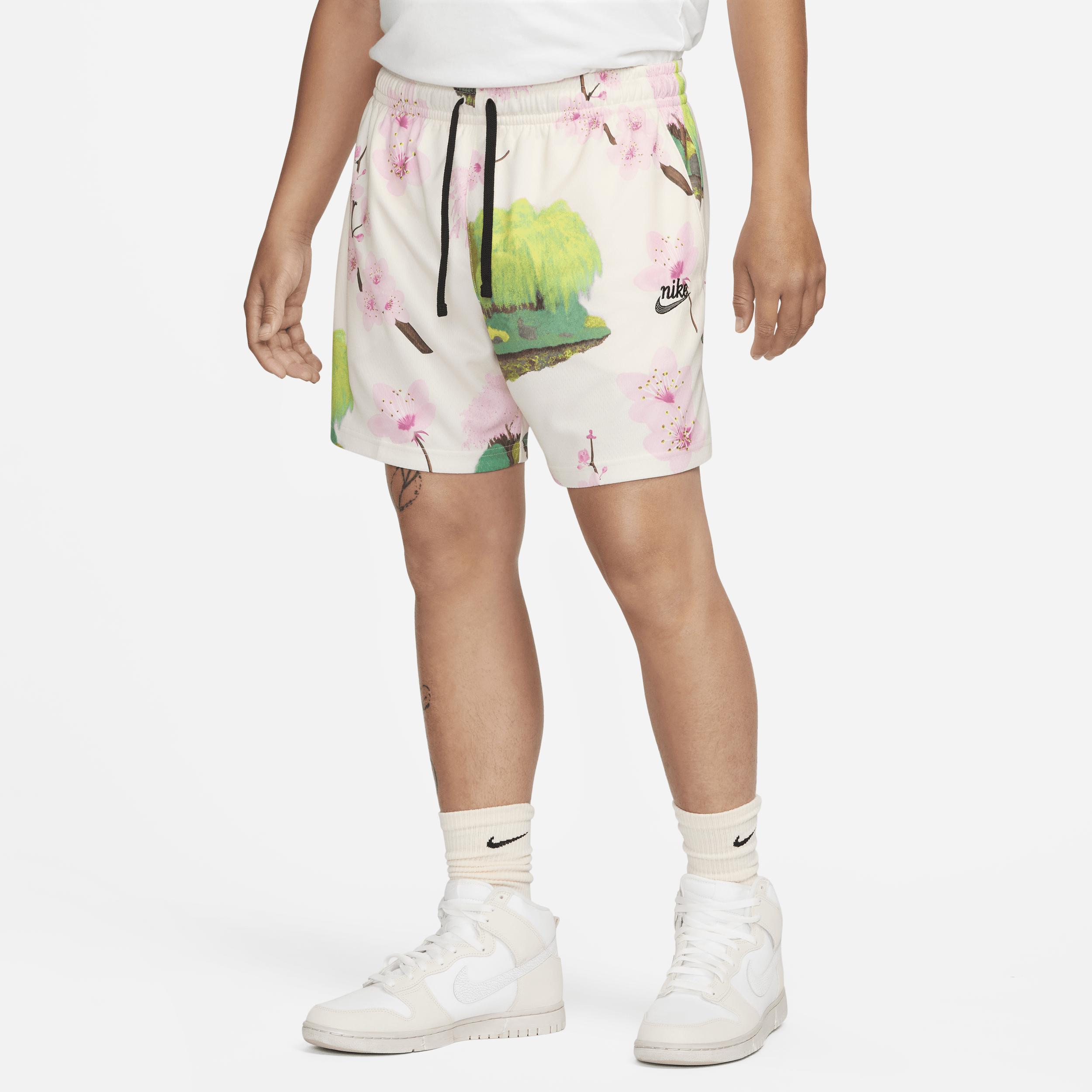Nike Club Mesh Cherry Blossom Shorts in Green for Men | Lyst