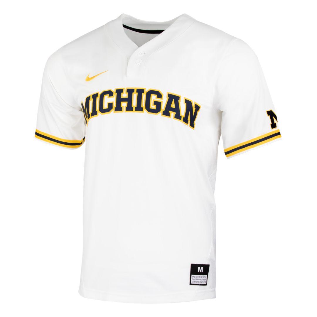 nike michigan baseball jersey