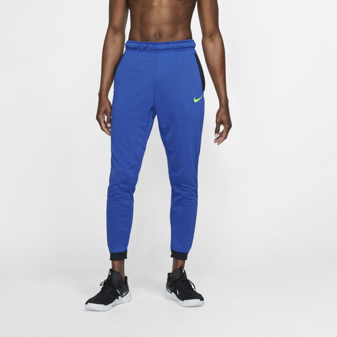nike men's tapered fleece training pants