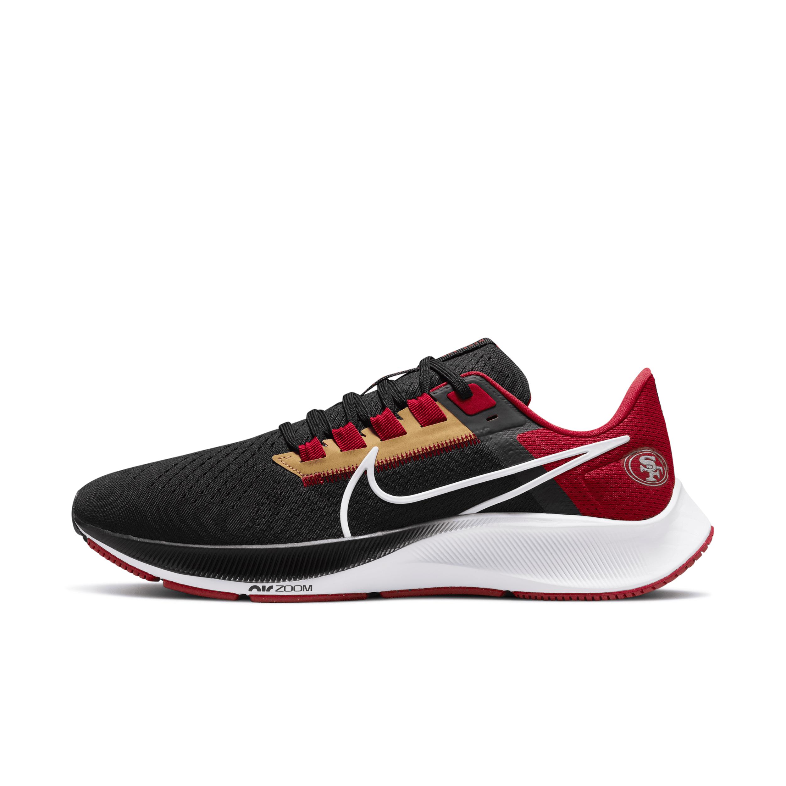 unisex nike white san francisco 49ers zoom pegasus 37 running shoe