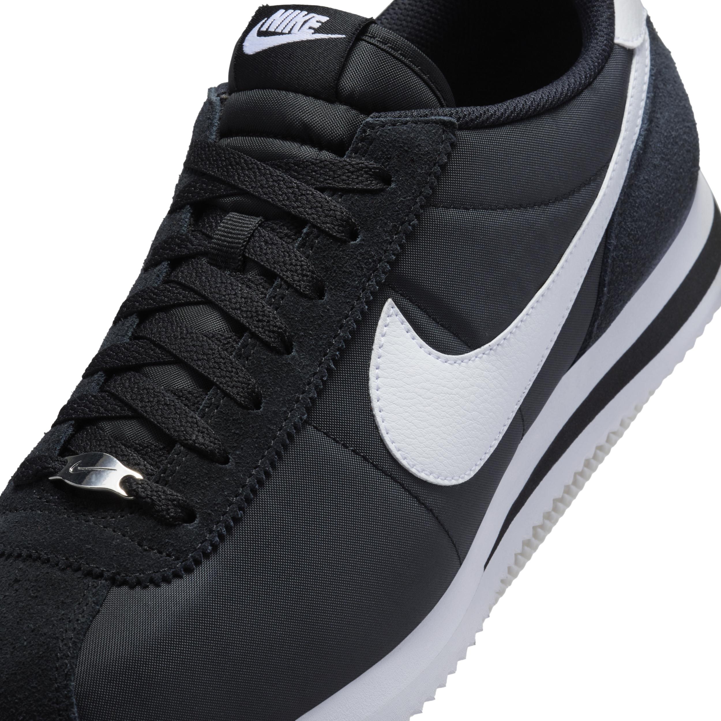 Nike Cortez Textile Shoes in Black for Men | Lyst