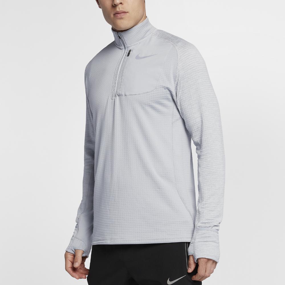 nike therma running top