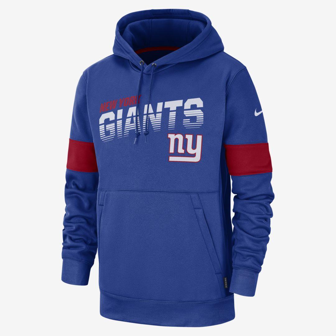 Nike Synthetic Therma (nfl Giants) Hoodie in Blue for Men - Lyst