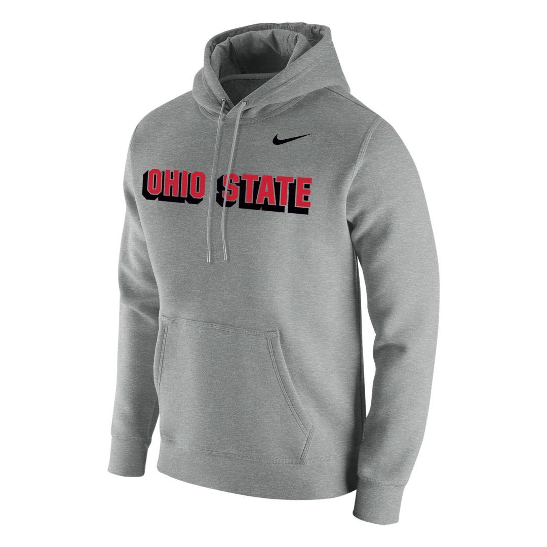Nike College Club Fleece (ohio State) Hoodie in Grey (Gray) for Men - Lyst