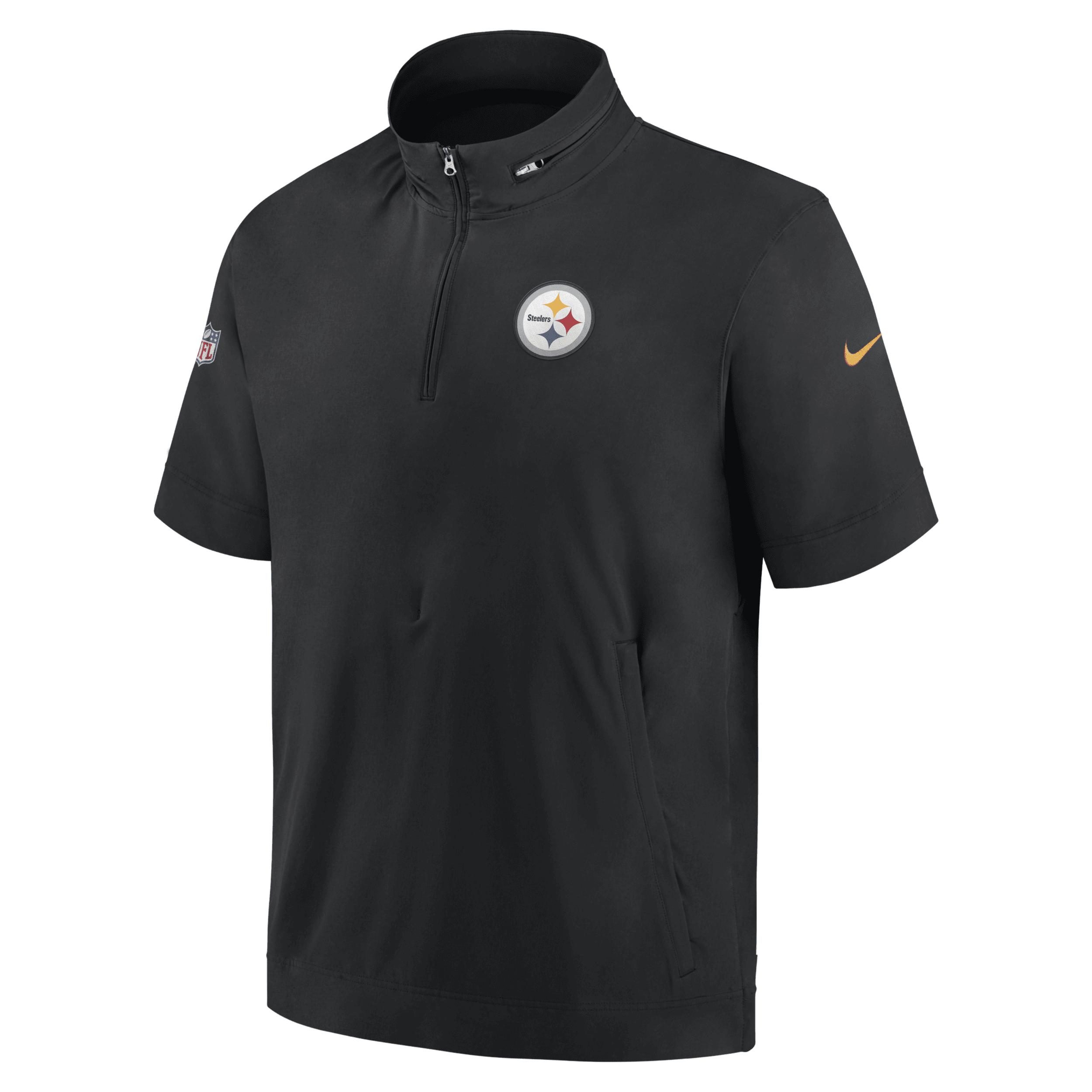 Nike Men's Nike Red Kansas City Chiefs Sideline Coaches Short Sleeve  Quarter-Zip Jacket