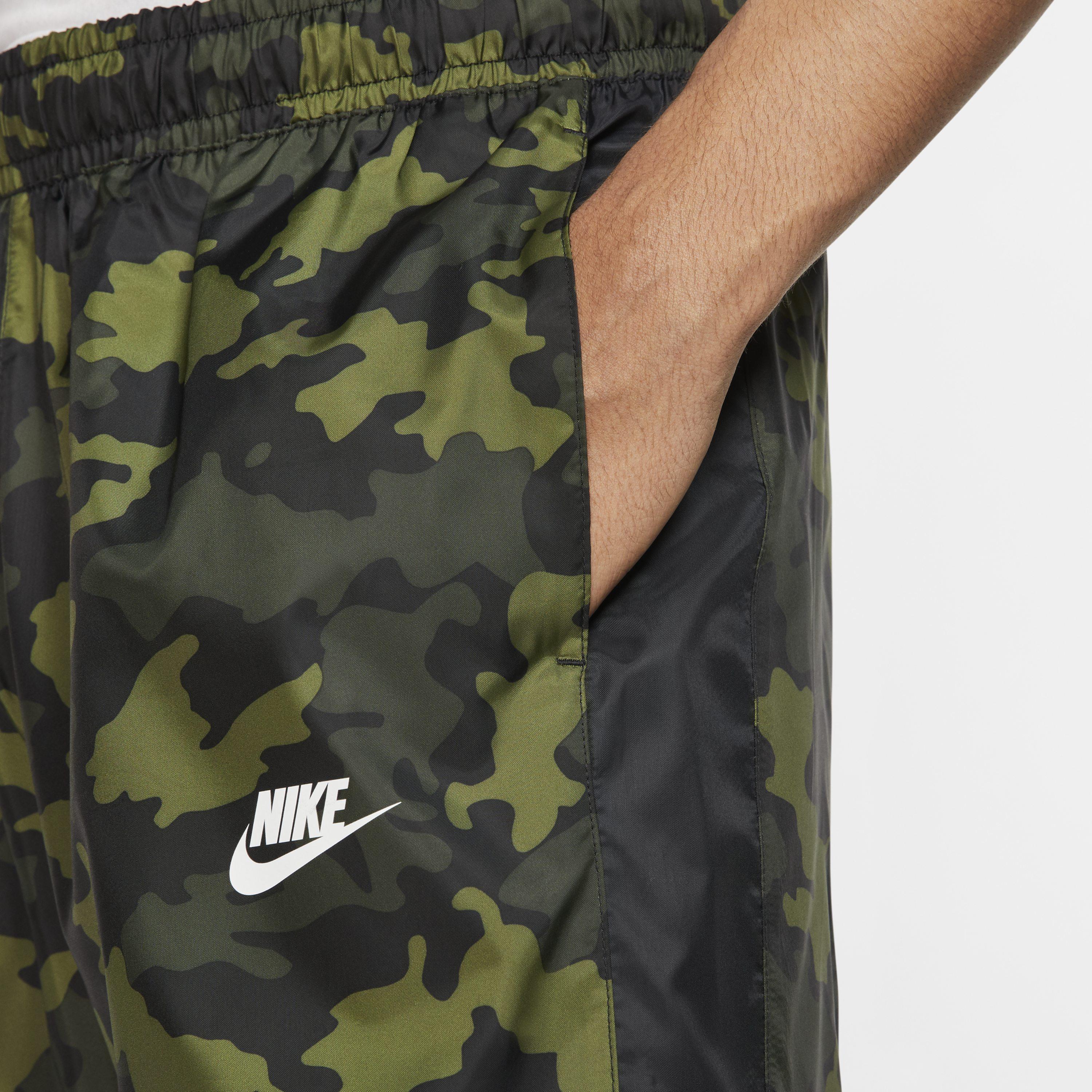 nike green camo tracksuit