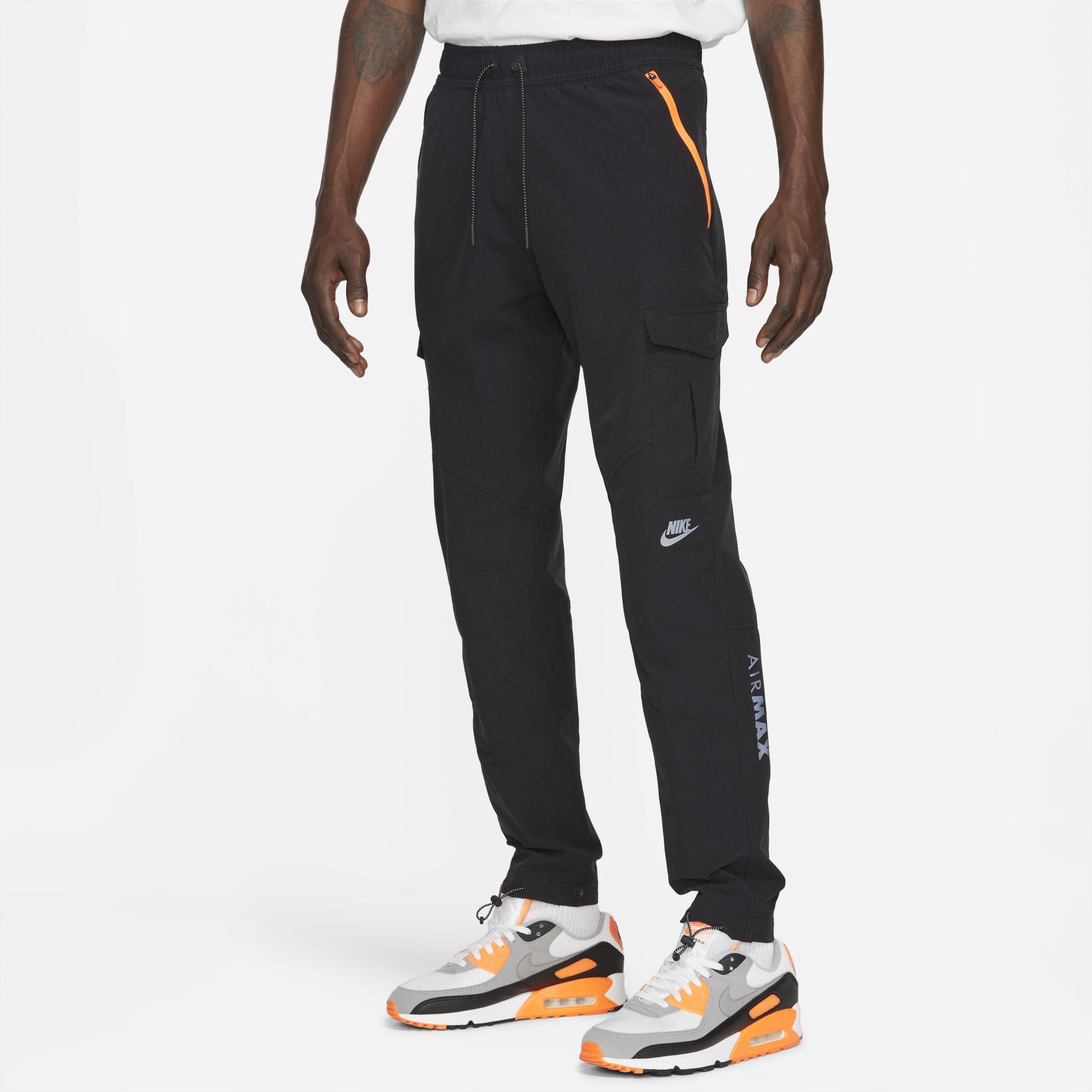 Nike Air Max Woven Cargo Trousers Black for Men | Lyst Australia