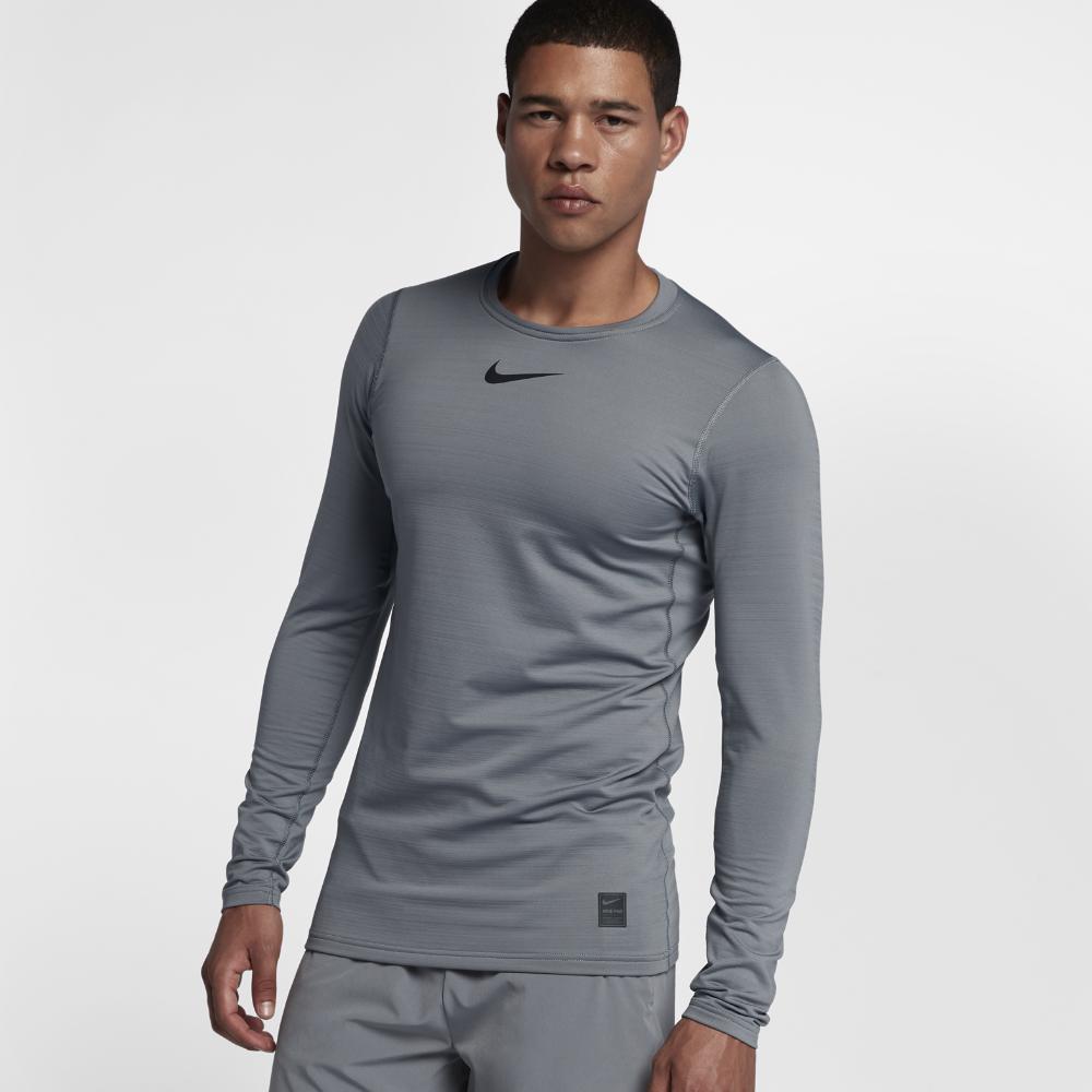 nike pro men's long sleeve training top