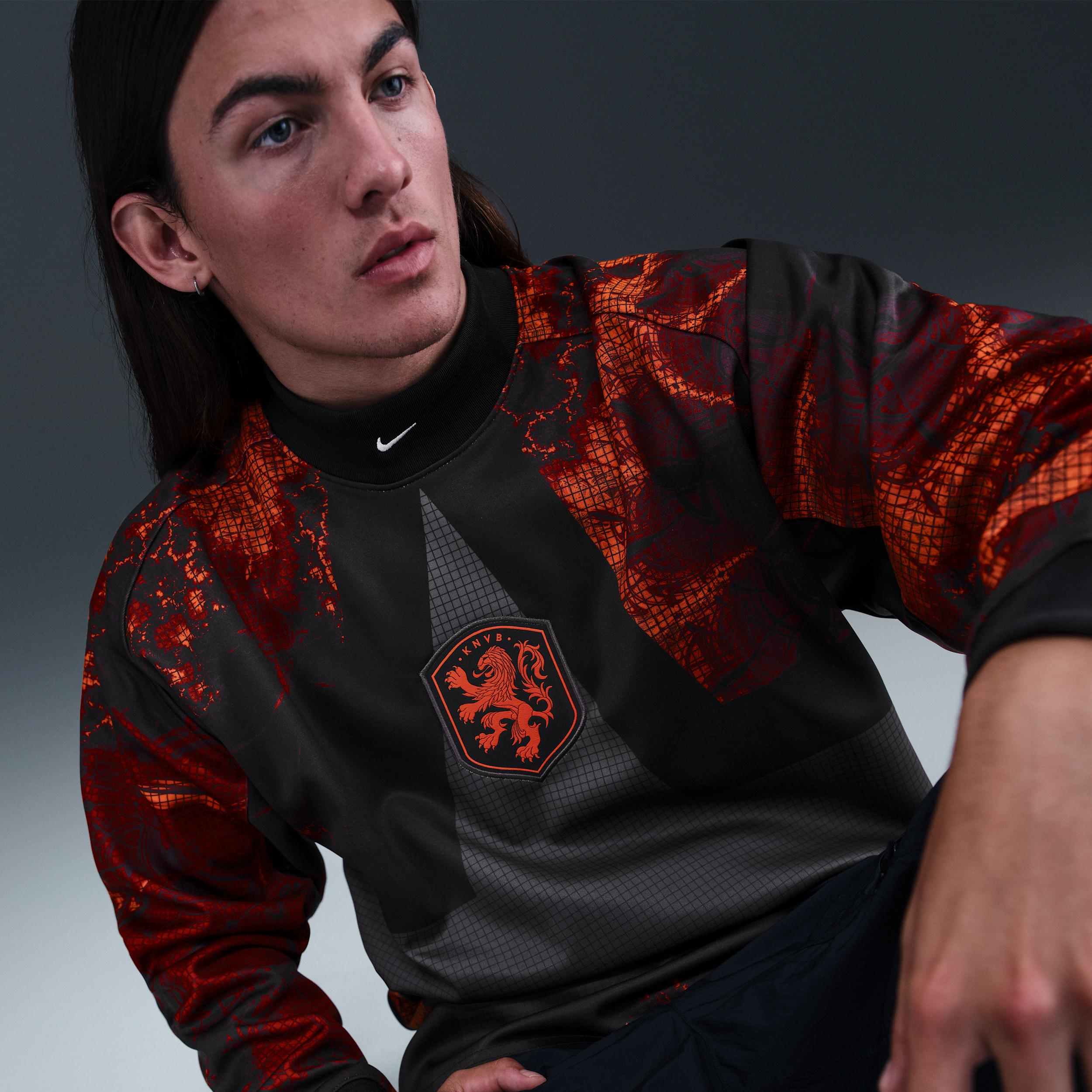 Nike Netherlands Hollywood Keeper Football Shirt in Blue for Men