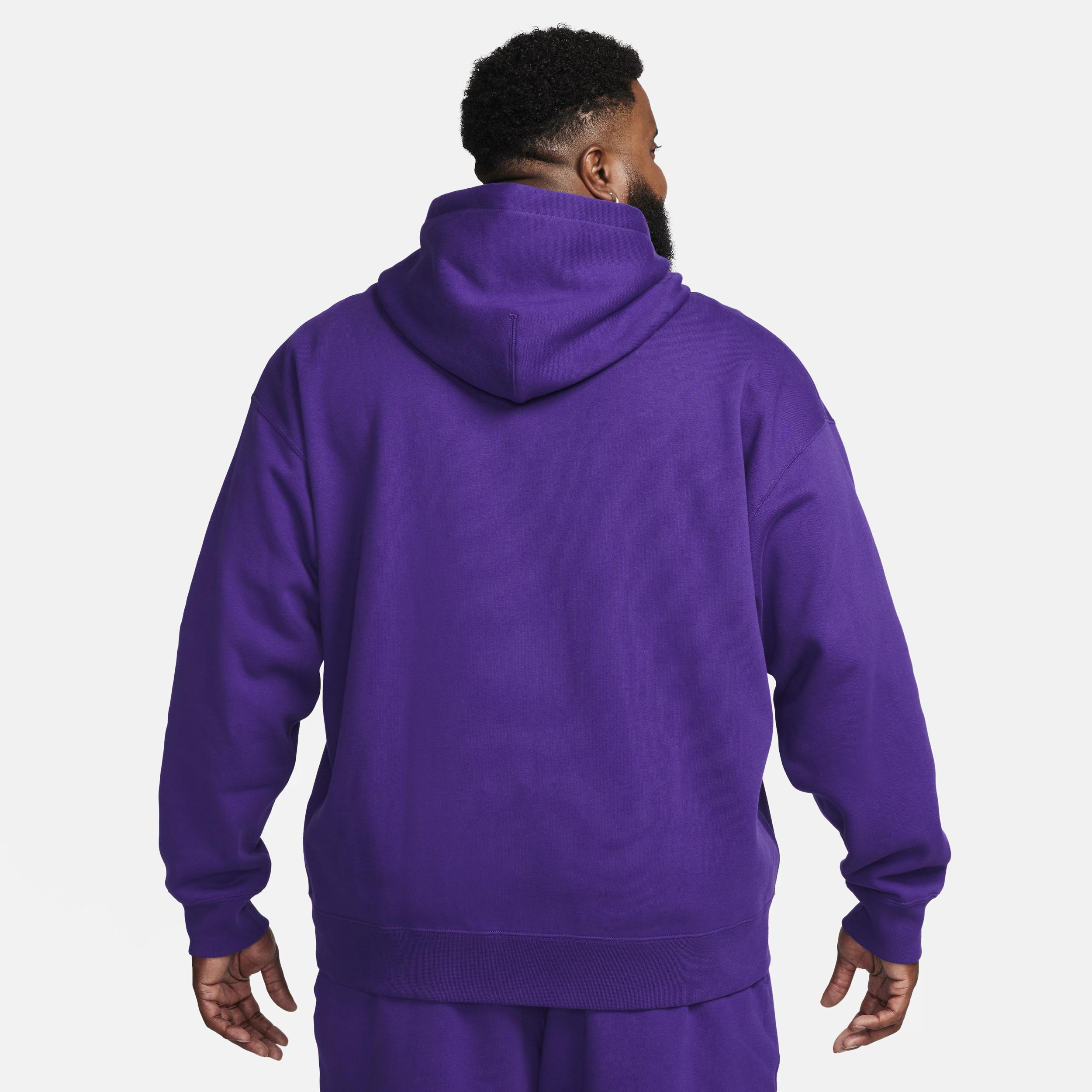 Nike swoosh purple hoodie sale