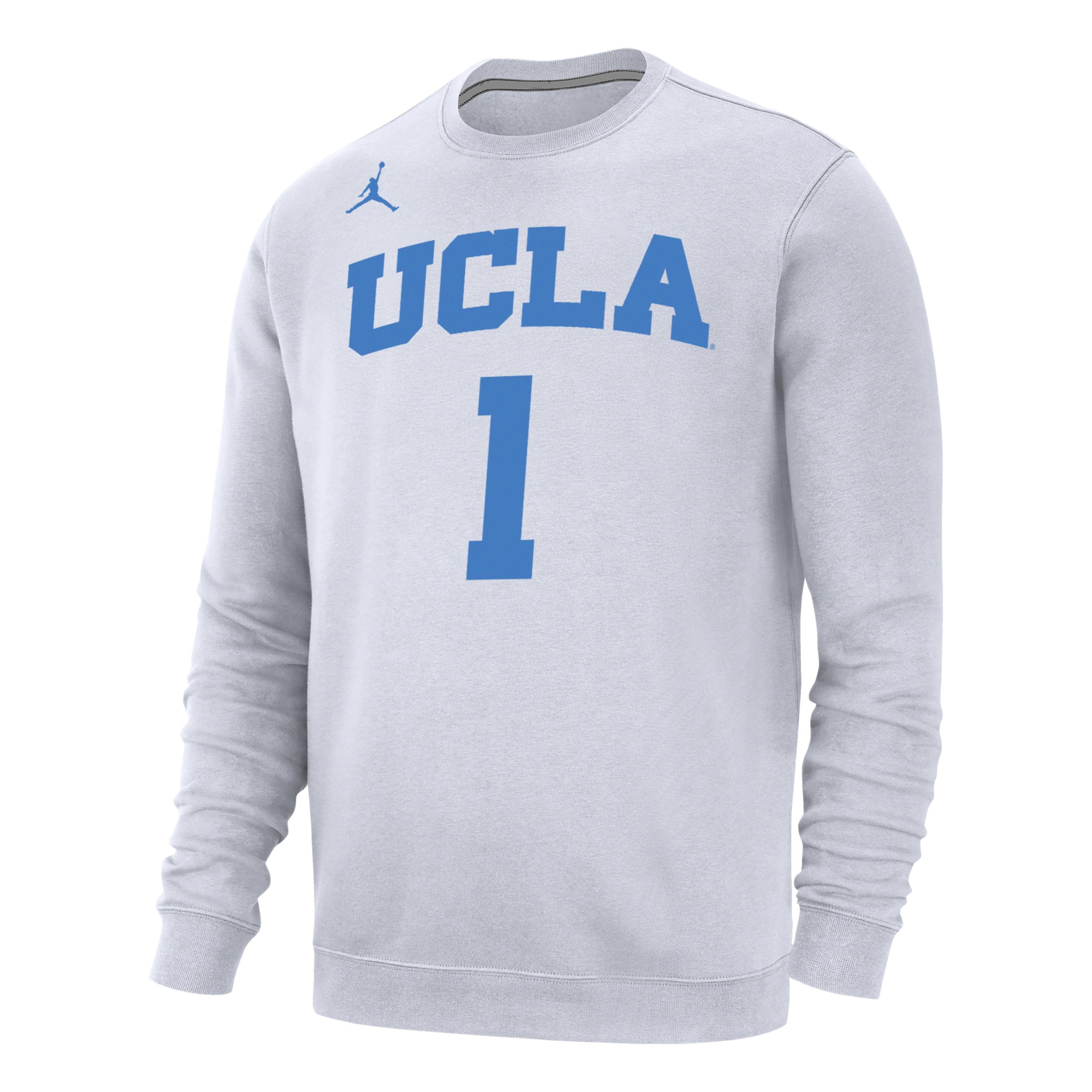 Nike Kiki Rice Ucla Club Fleece Jordan College Crew-neck Sweatshirt In ...