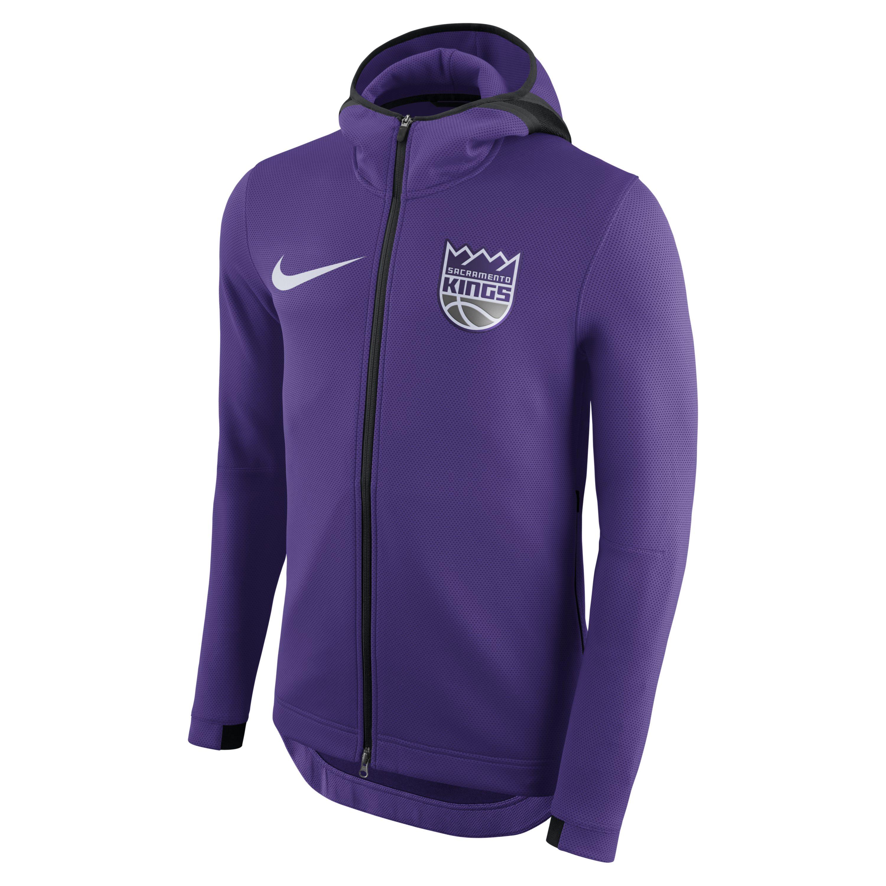 Nike Sacramento Kings Therma Flex Showtime Nba Hoodie in Purple for Men - Lyst