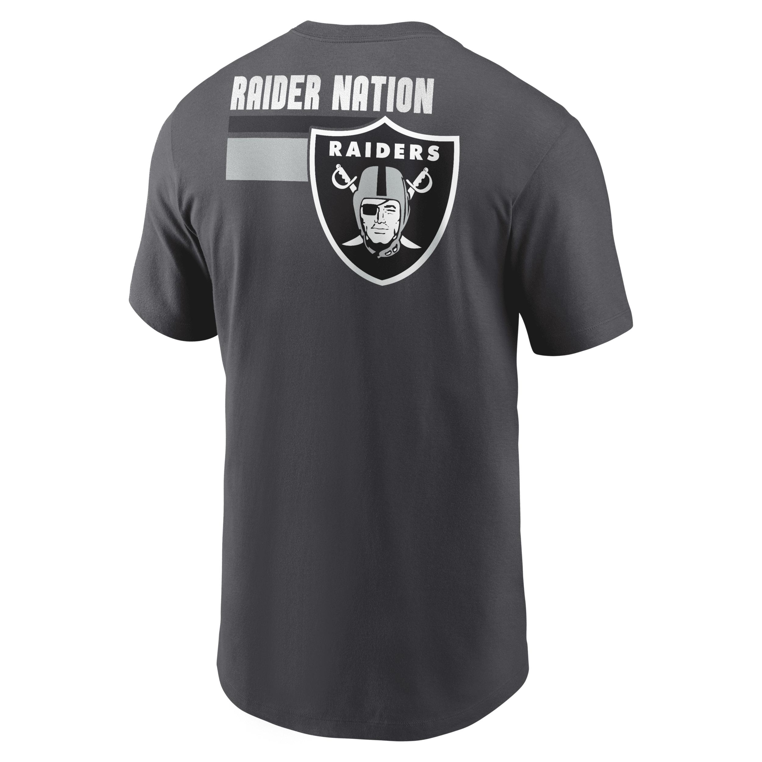 Nike Men's White Las Vegas Raiders Primary Logo T-shirt - Macy's
