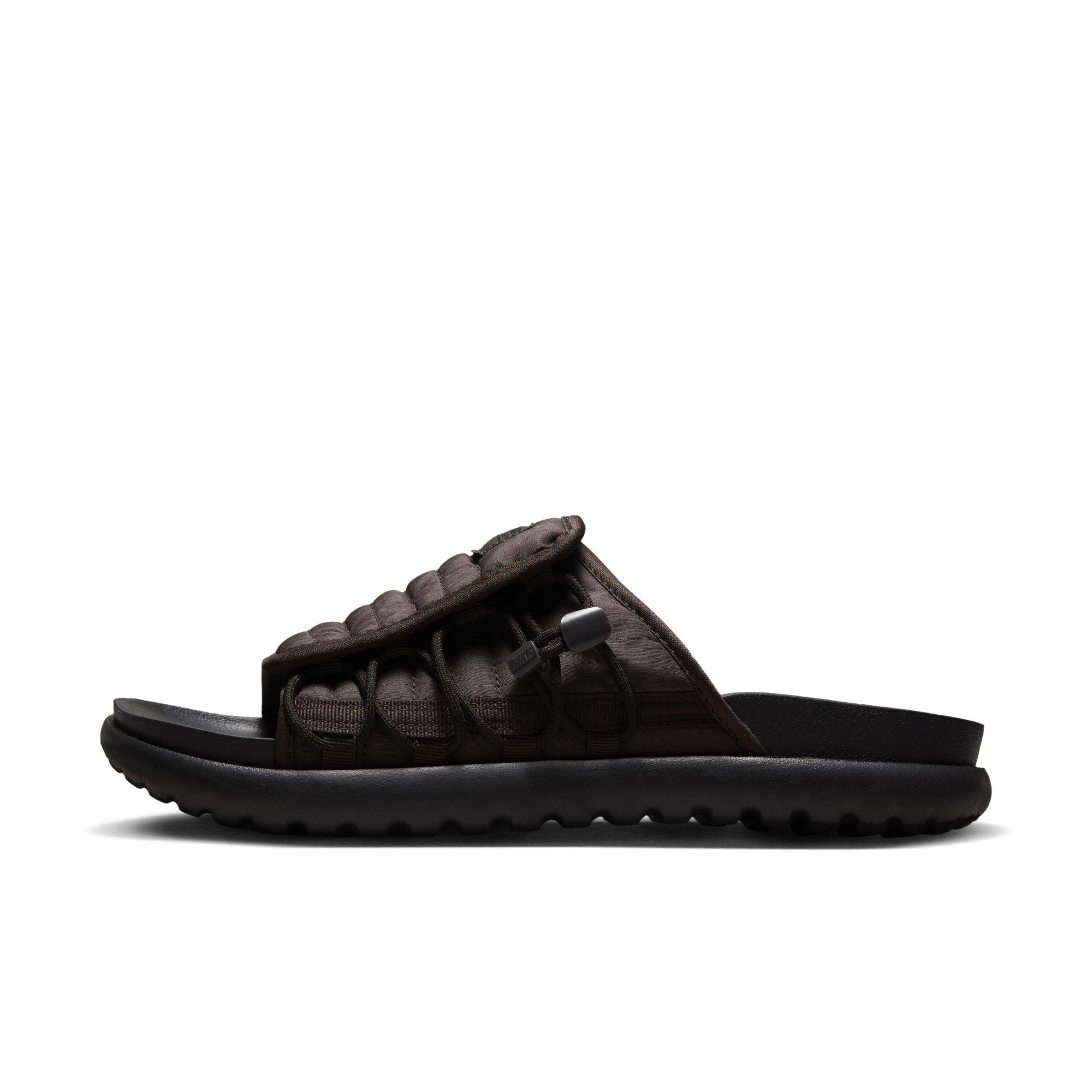 nike asuna slides in black