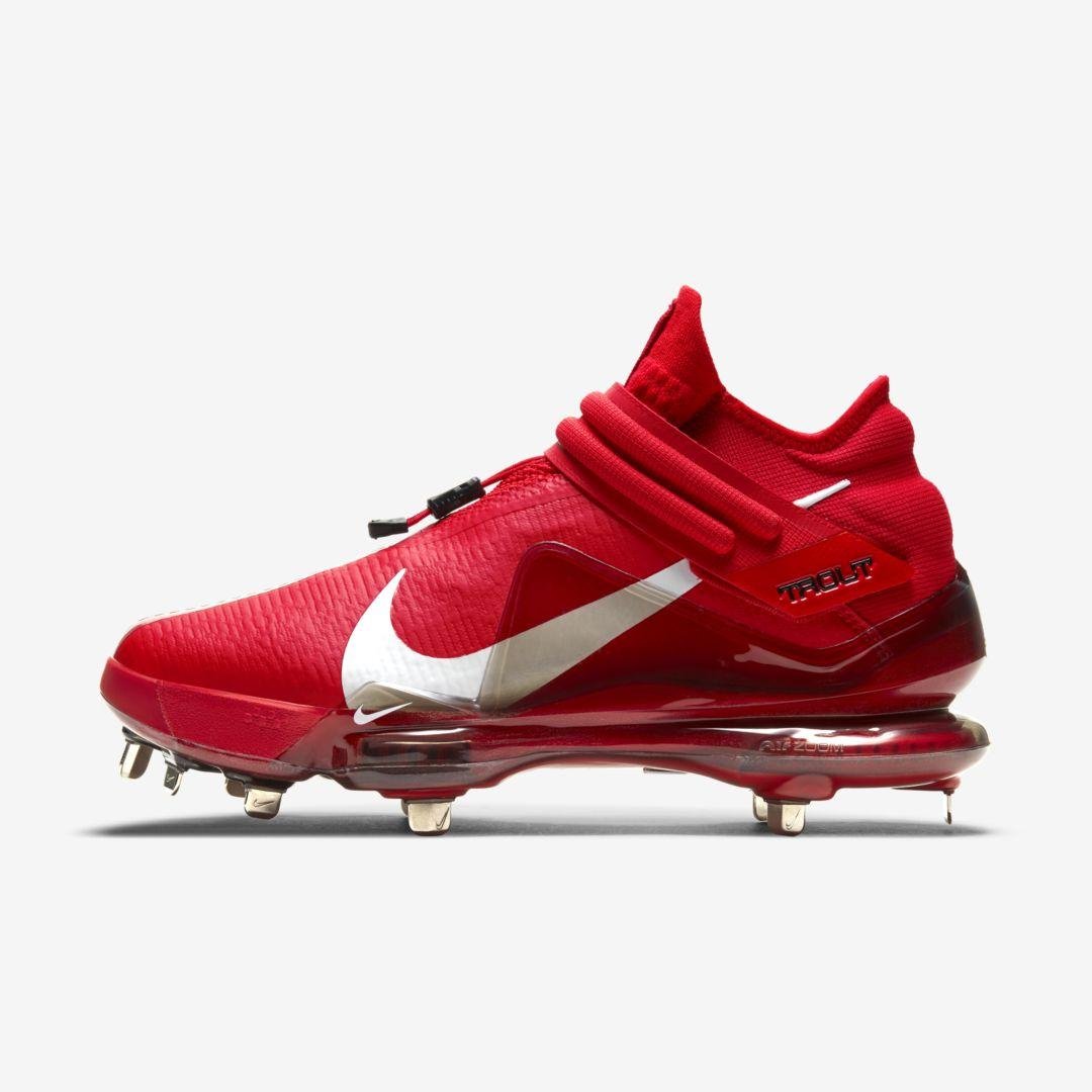 Nike Force Zoom Trout 7 Baseball Cleat in Red for Men | Lyst