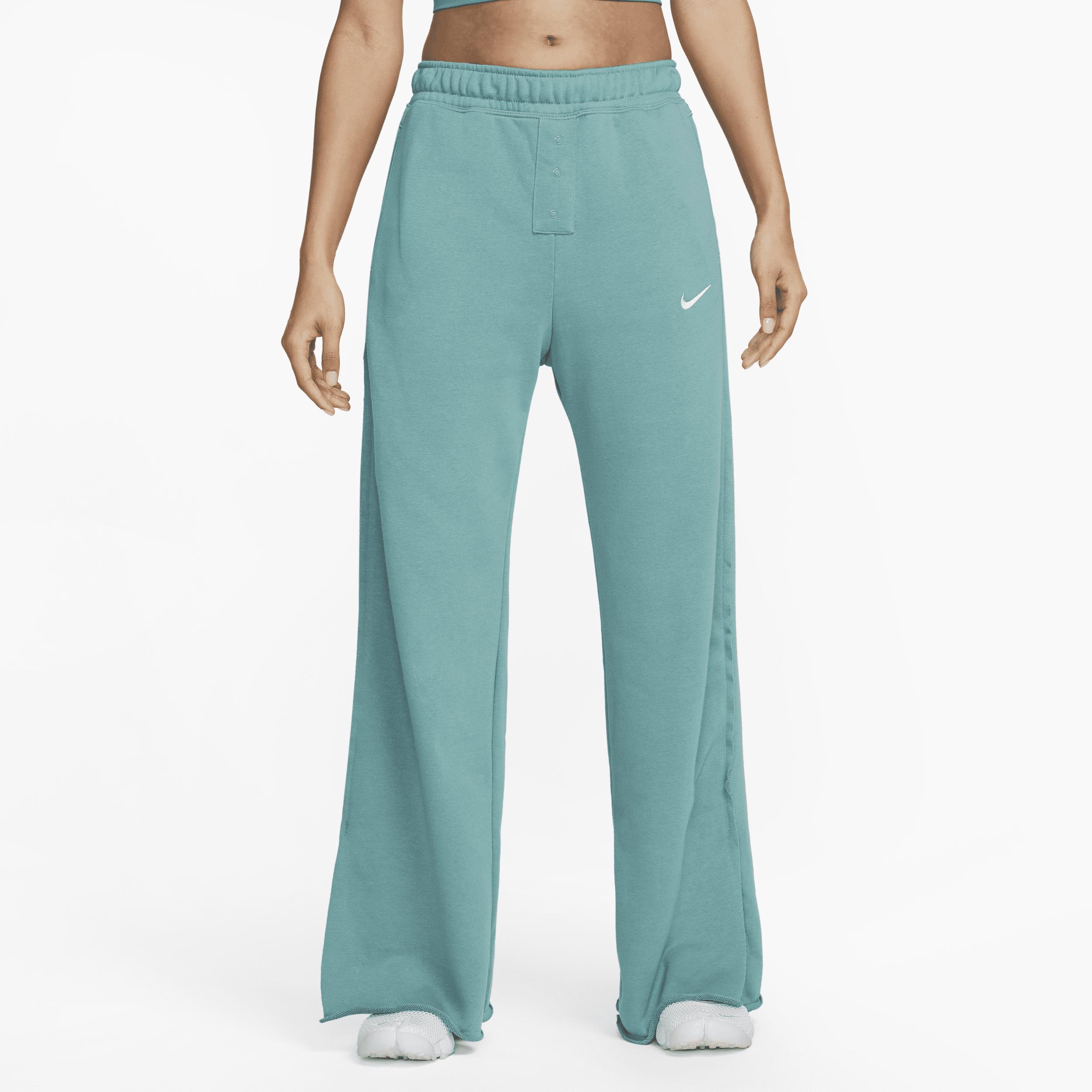 Nike Sportswear Everyday Modern High-waisted Wide-leg French Terry Pants In  Green, in Blue | Lyst