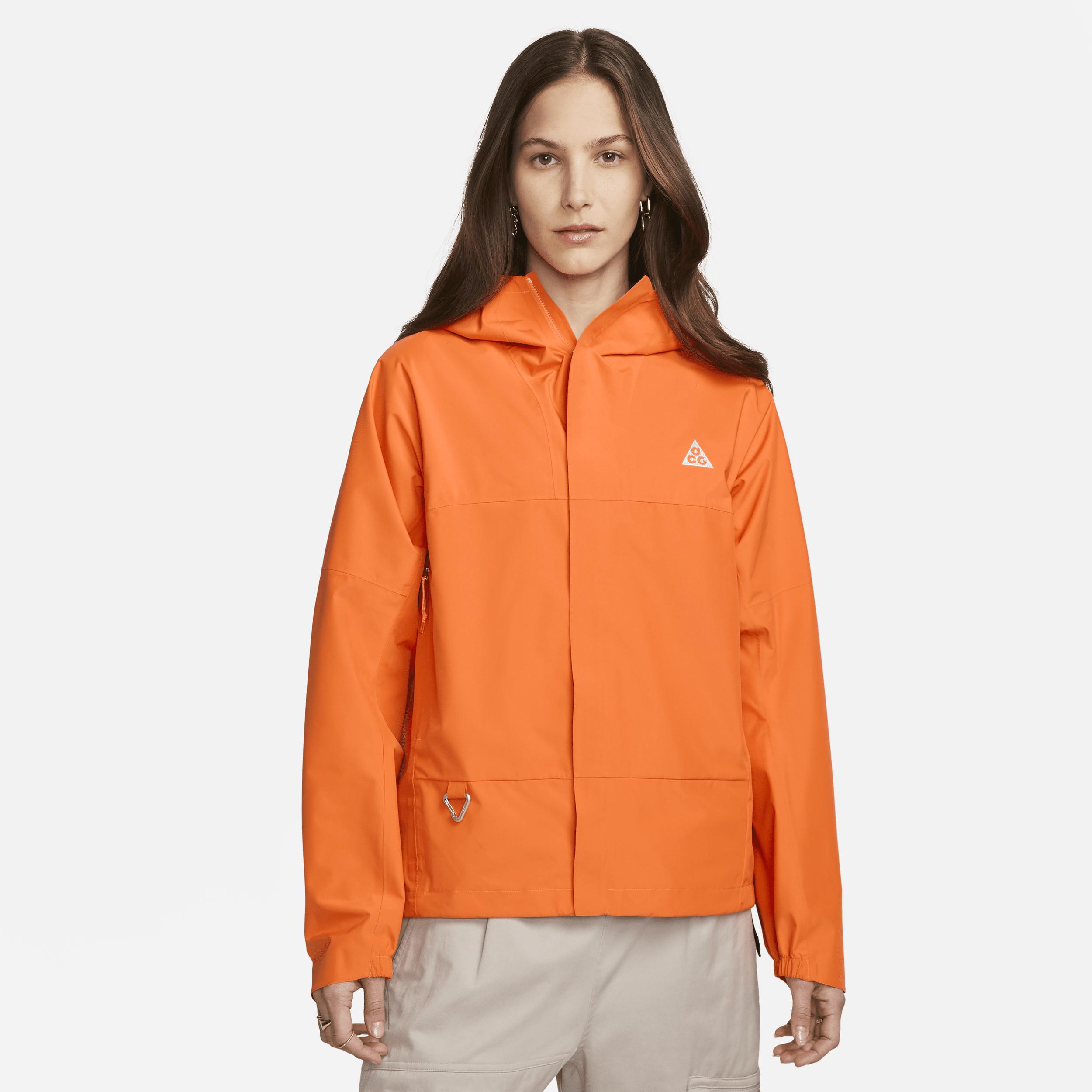 Nike Acg cascade Rain Storm fit Water resistant Lightweight Jacket Polyester 50 Recycled Polyester in Orange Lyst UK